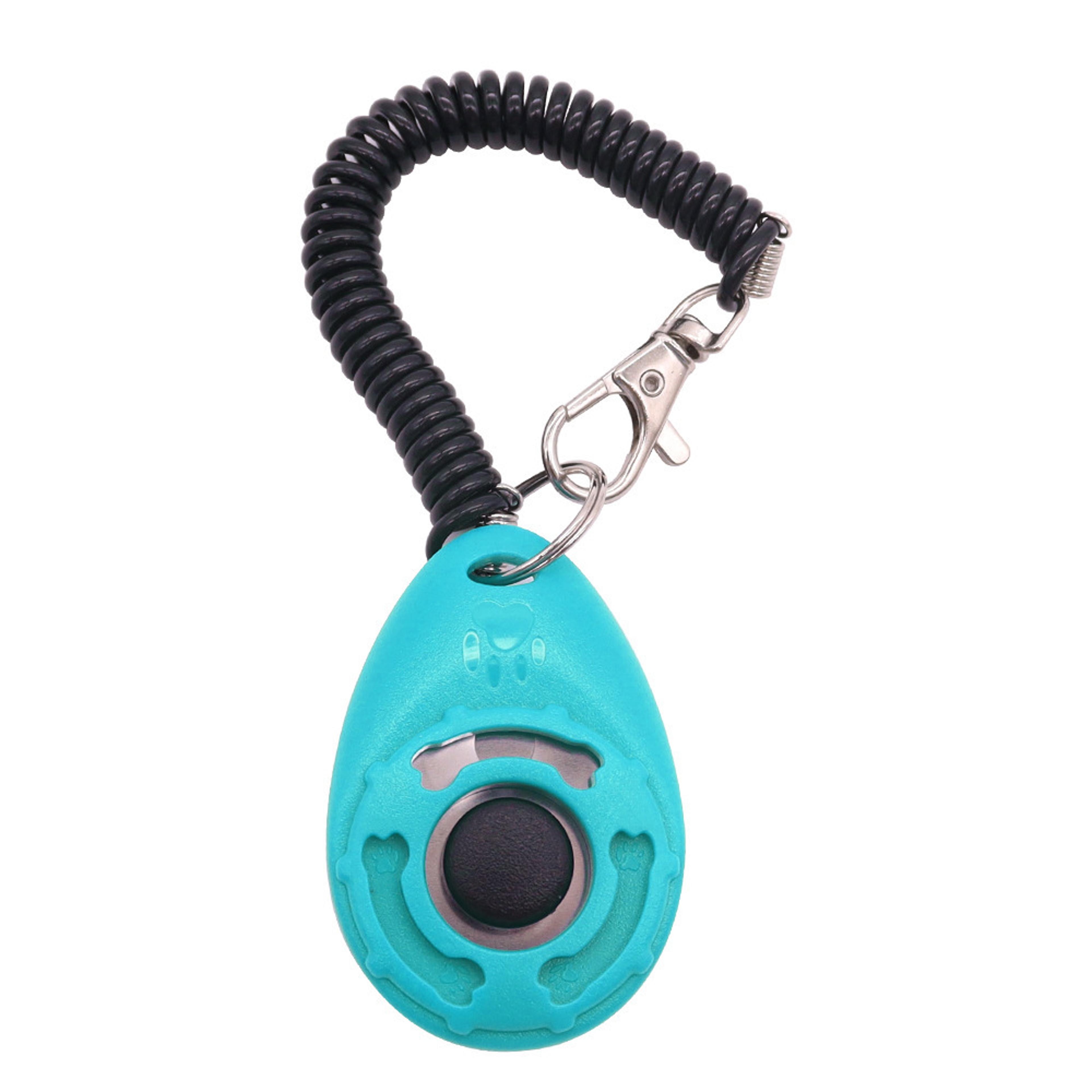 dog training clicker with wrist strap for positive reinforcement pet training