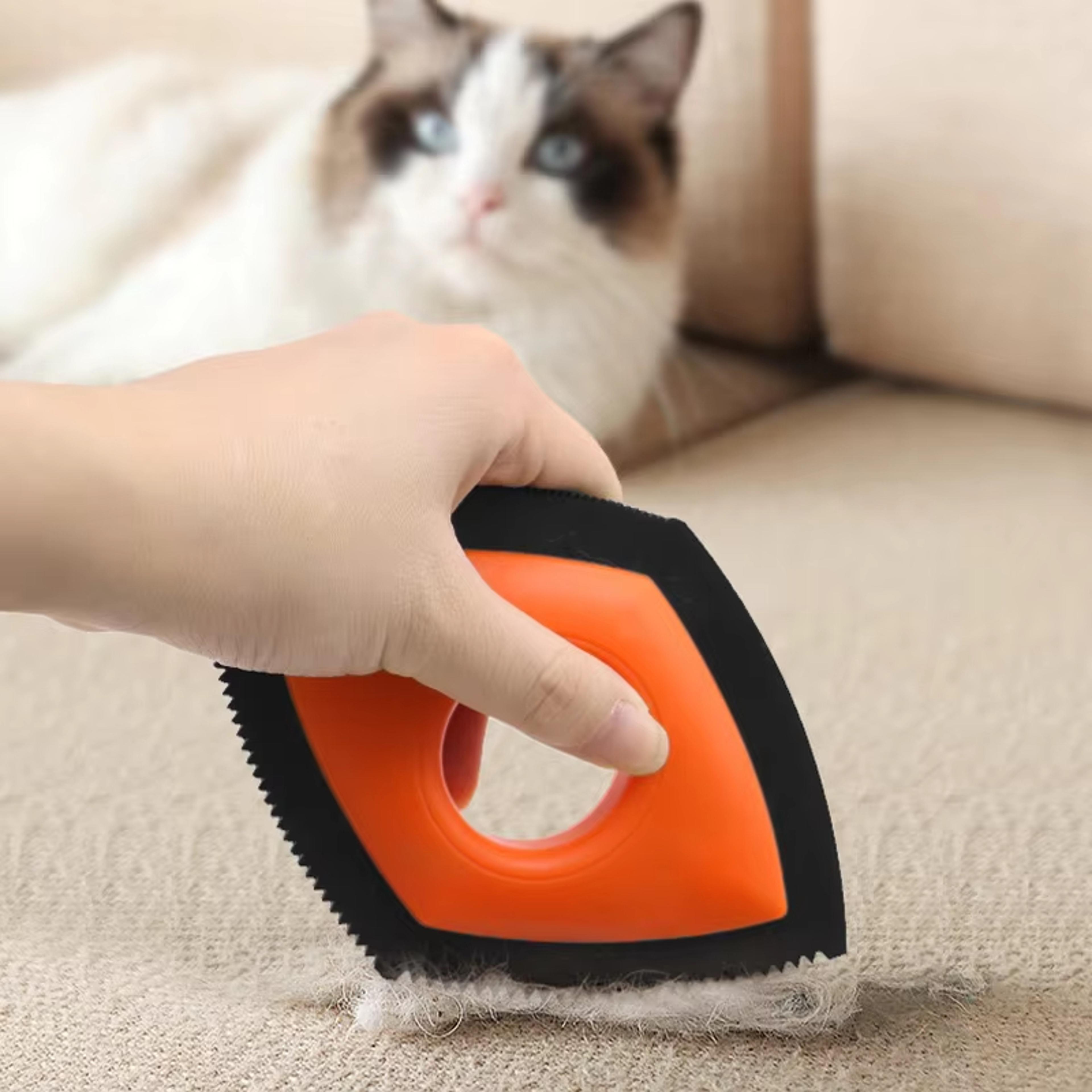 4-mode pet hair remover brush for dog & cat fur carpet sofa car seat cleaning