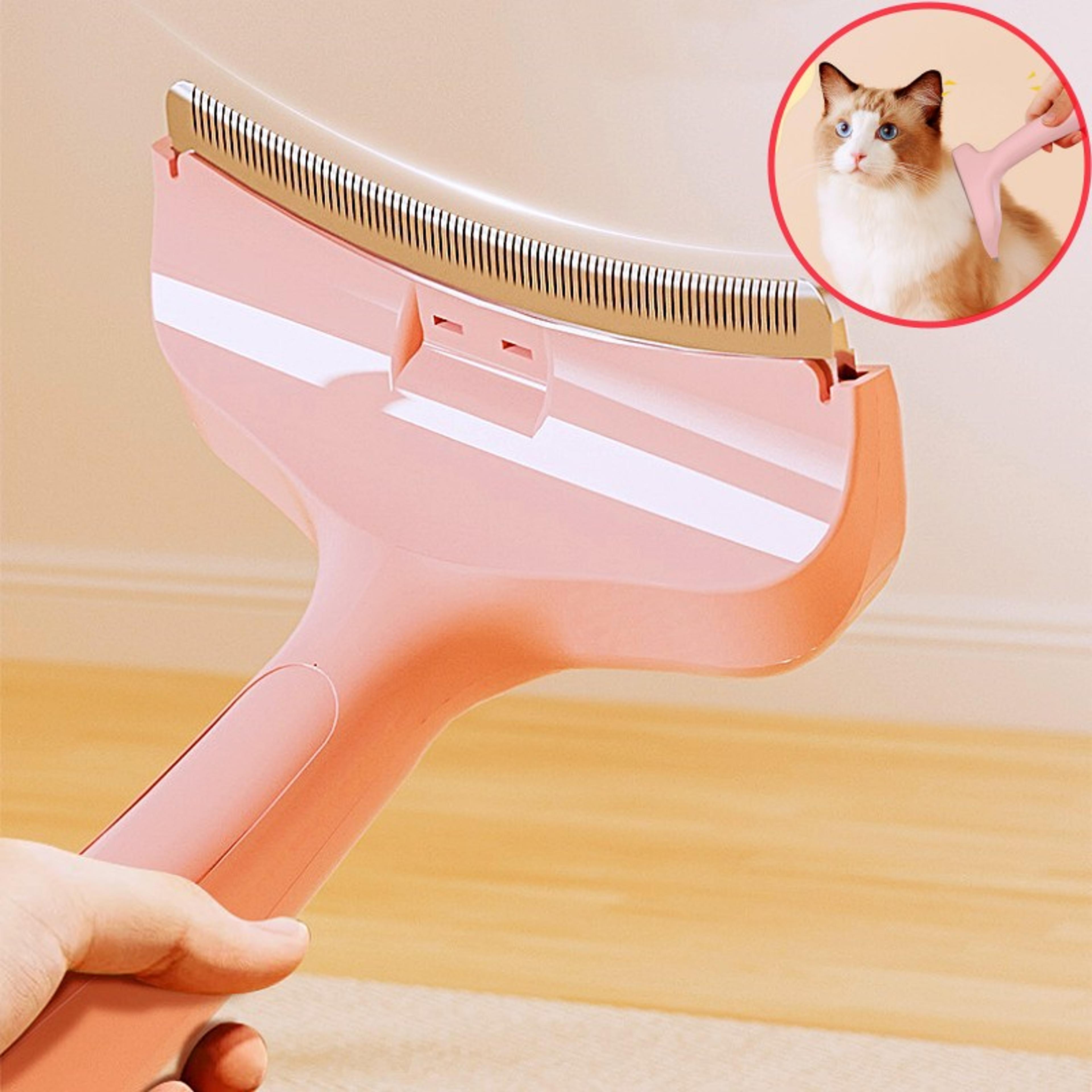 pet grooming brush & hair trimmer comb for dogs and cats