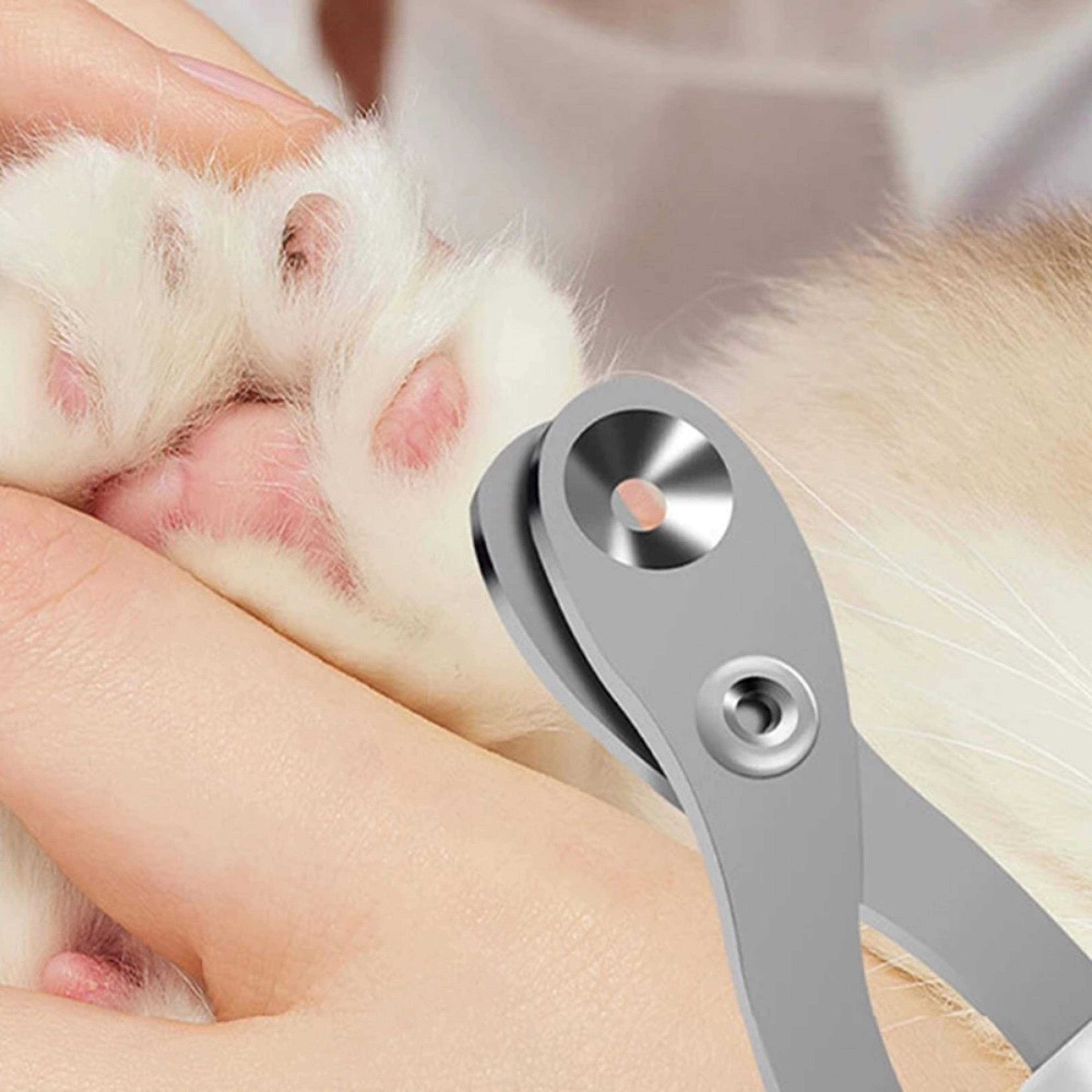 safegrip cat nail clippers & pet nail trimmer for cats and small dogs