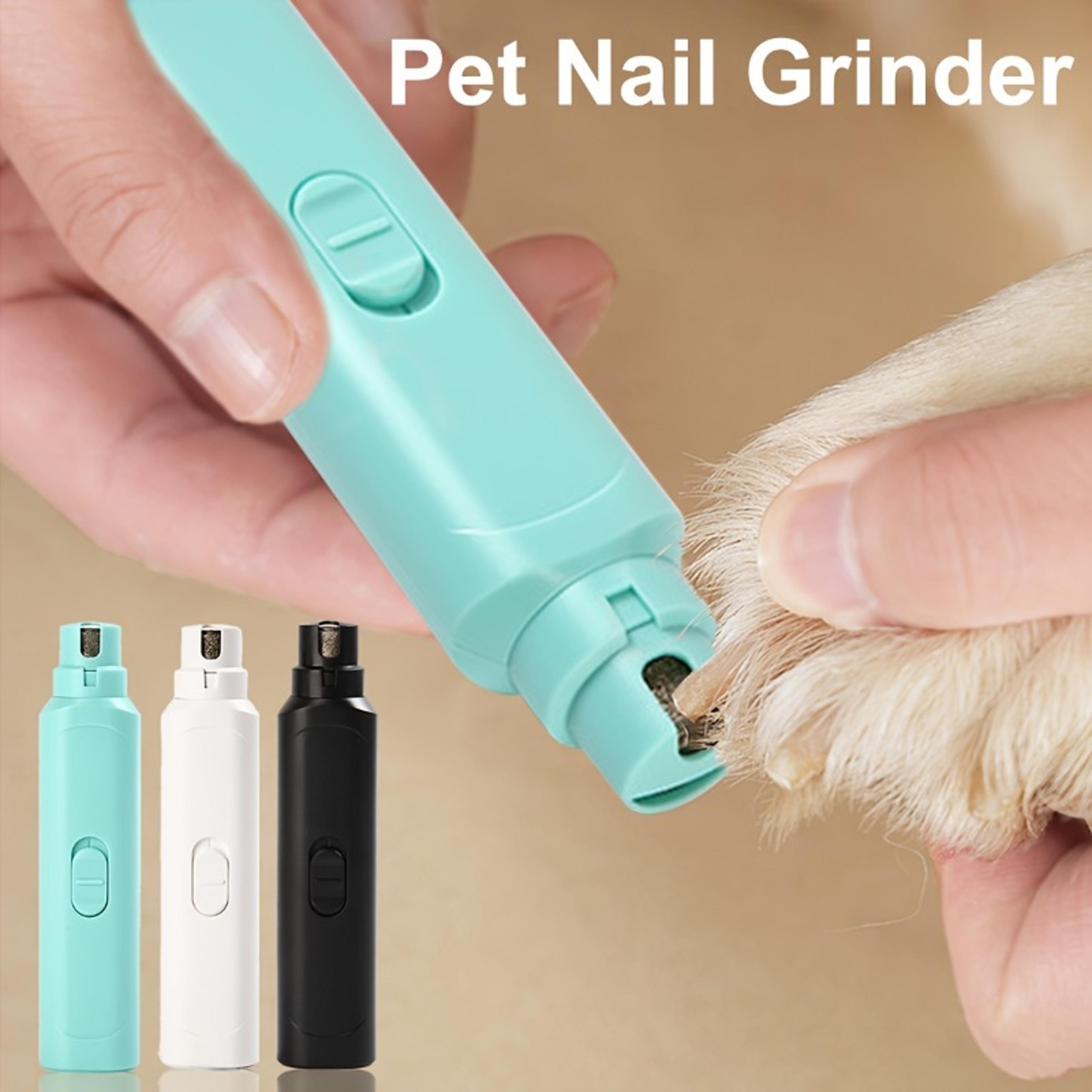 quietpaws pet nail grinder low noise electric pet nail trimmer for dogs, cats & small pets