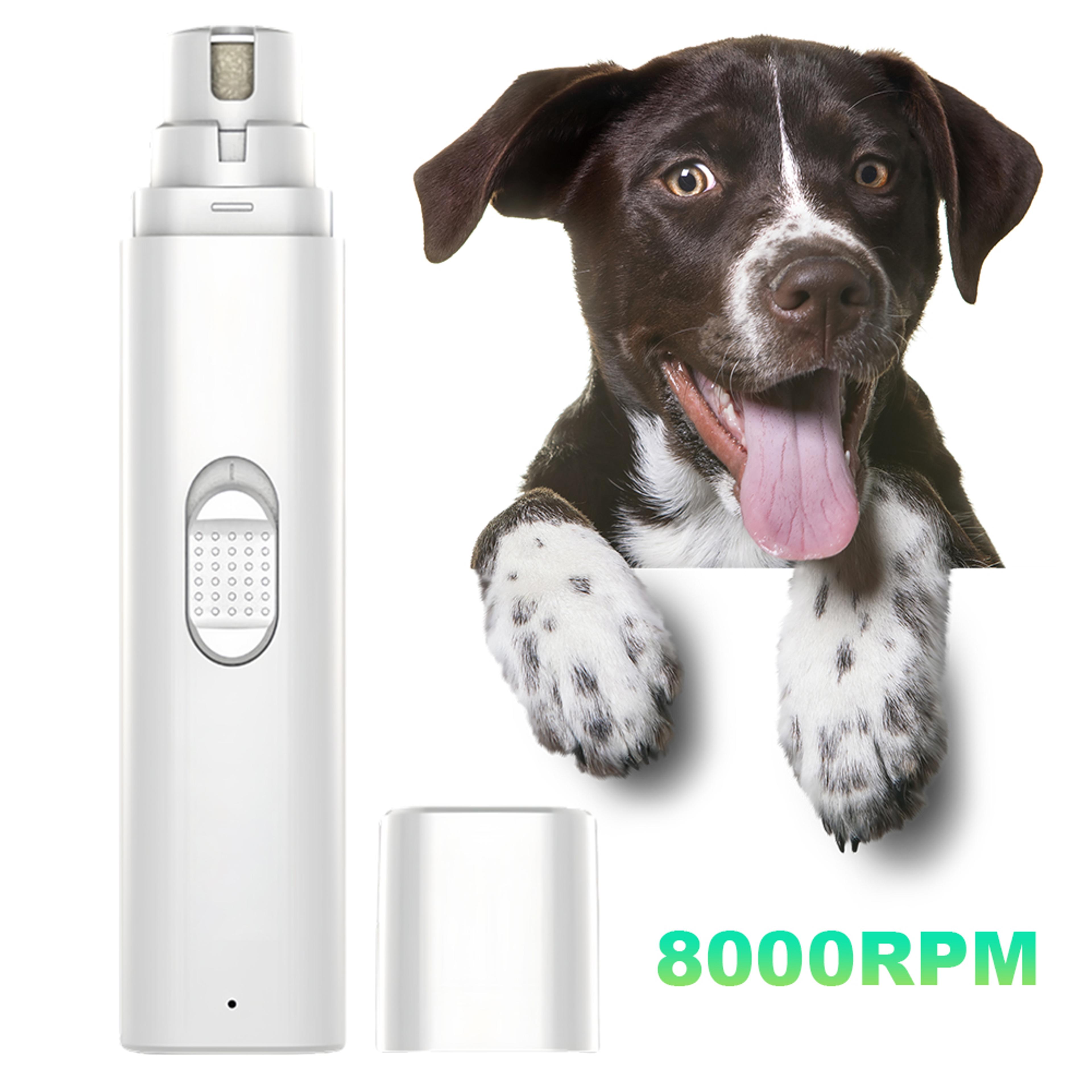 speed electric dog nail grinder quiet pet nail trimmer for dogs & cats