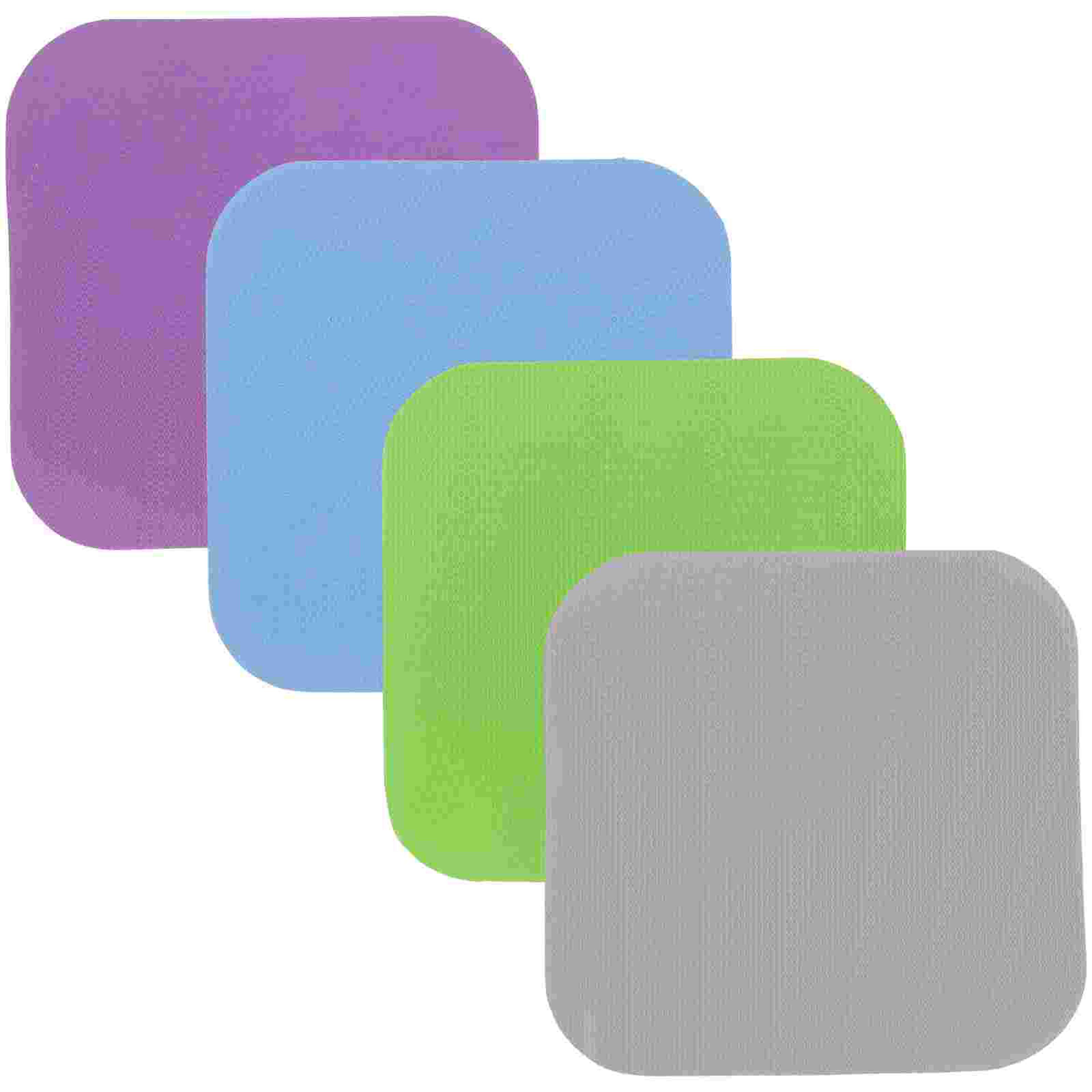 4 rubber bottle opening mats: silicone can lid opener pads for jars & cups
