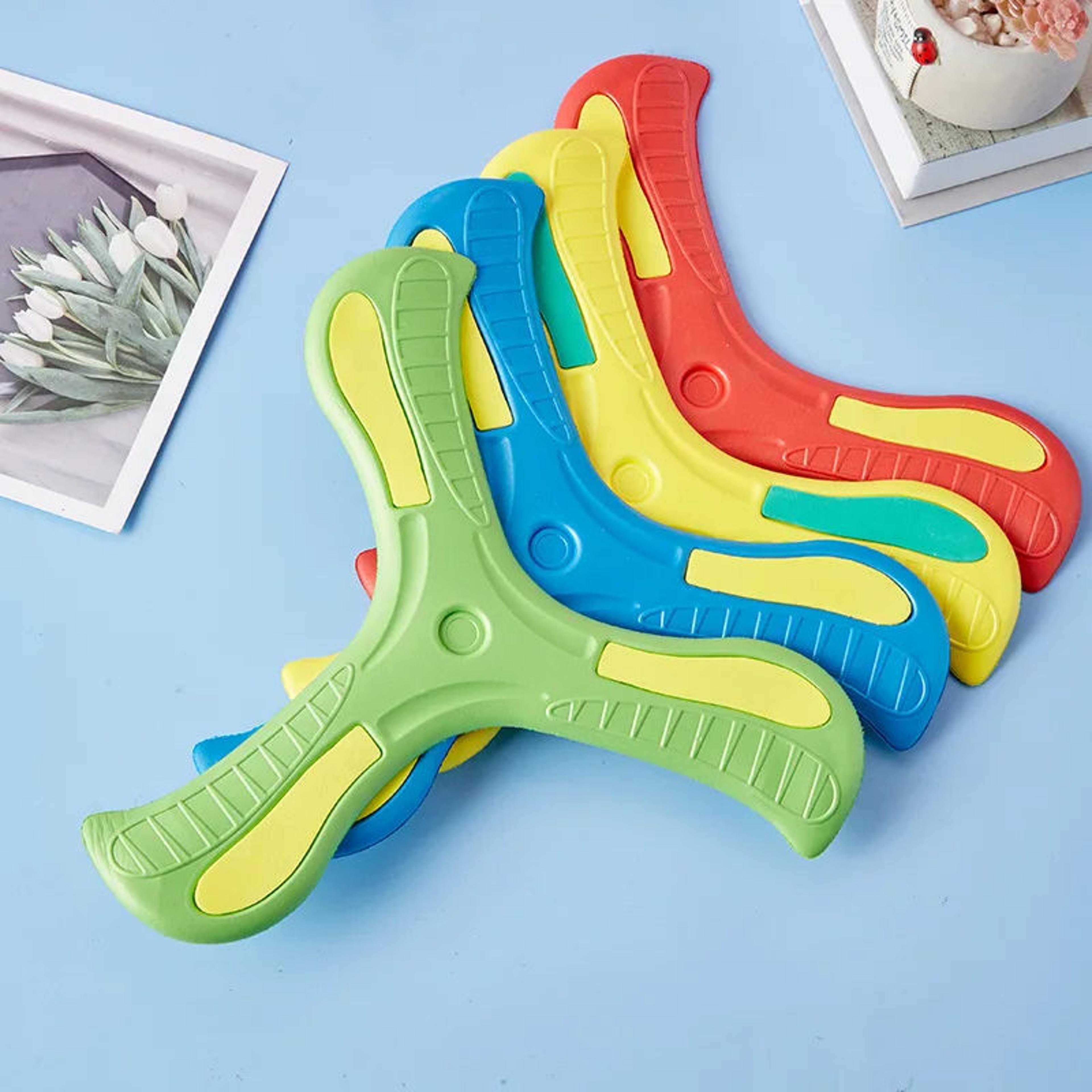 soft foam boomerang for kids outdoor flying disc family game