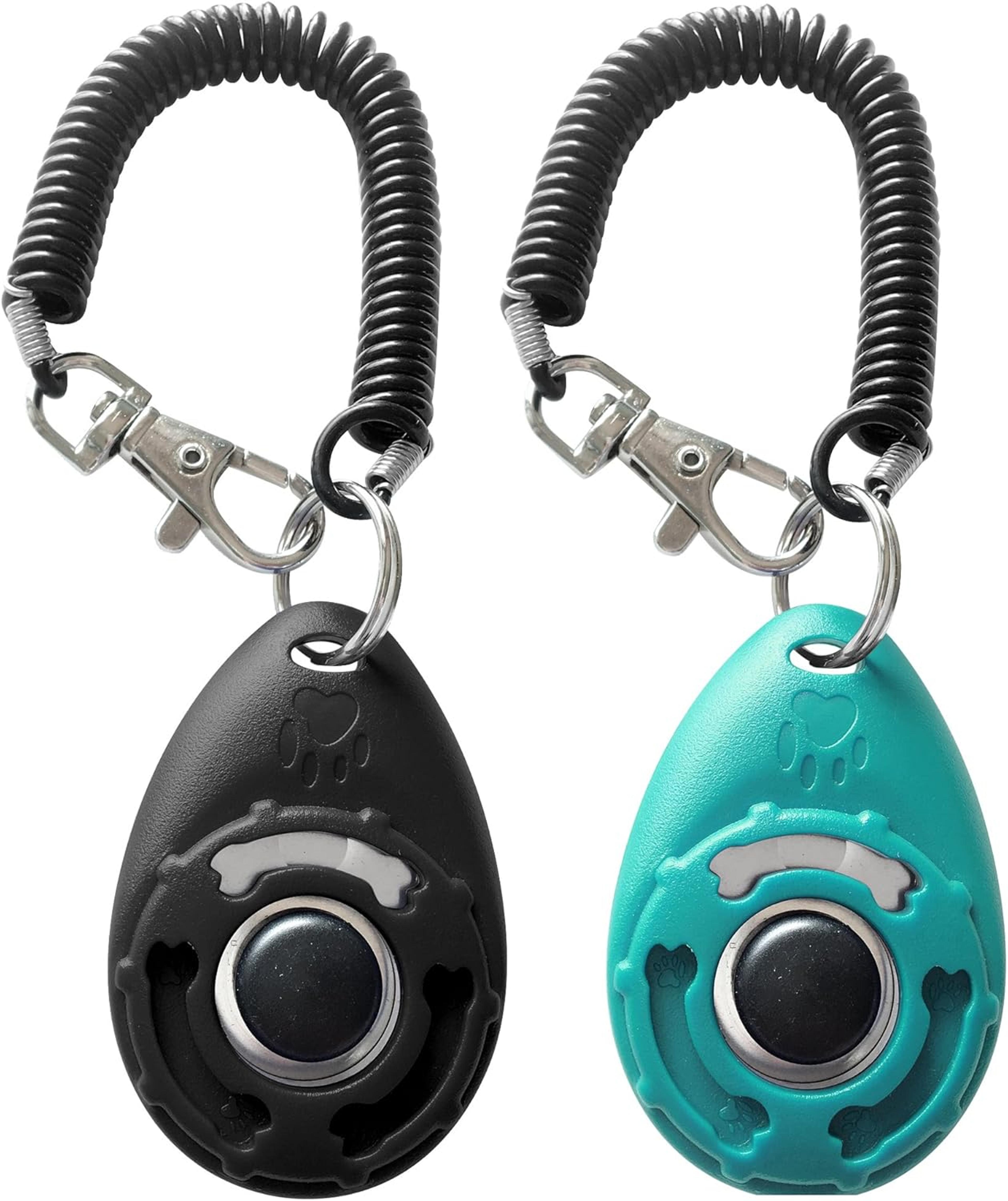 dog training clicker with wrist strap for fast positive reinforcement