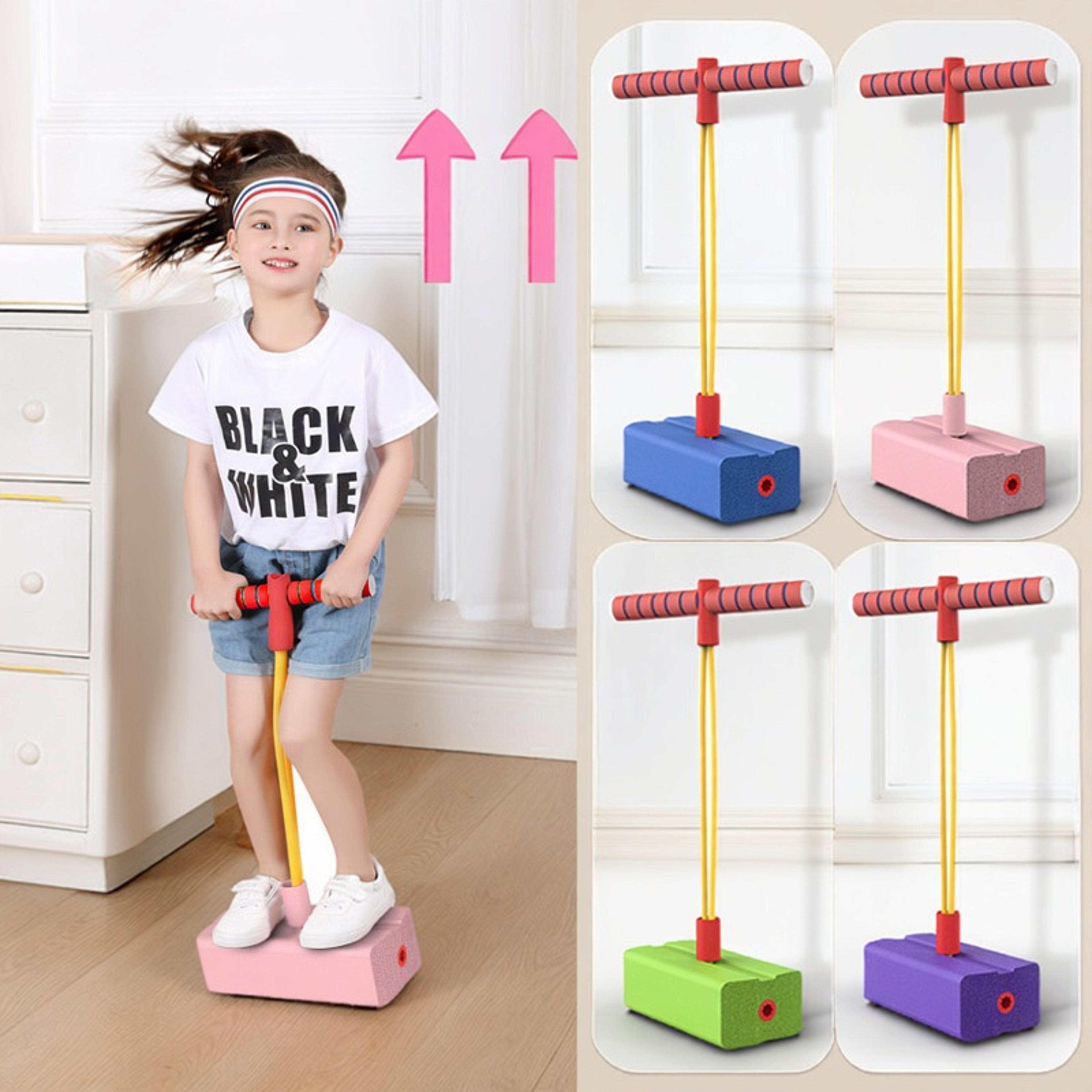 frog jump kids pogo jumper balance training toy for indoor outdoor active play