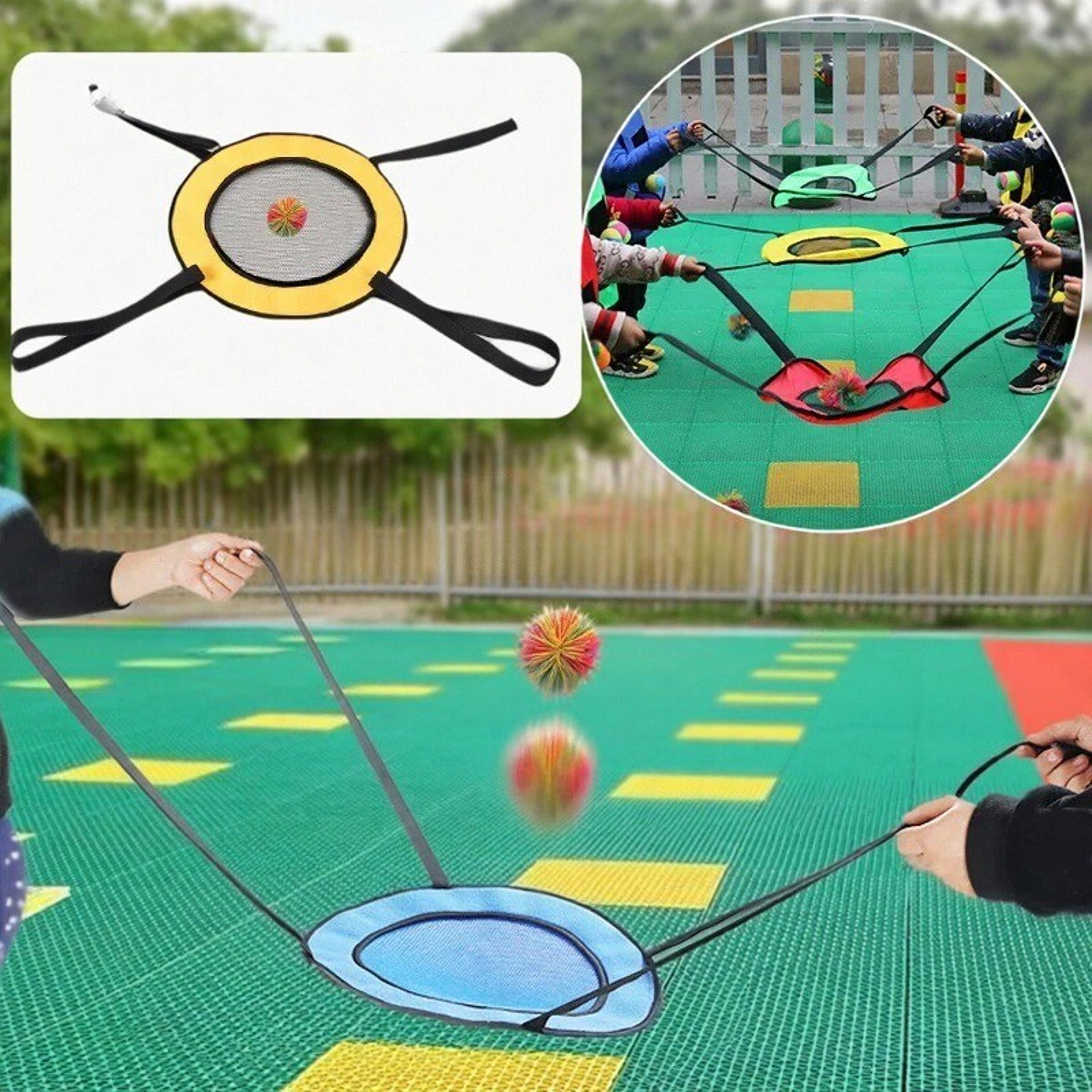 toss and catch ball game for kids outdoor parent child play set