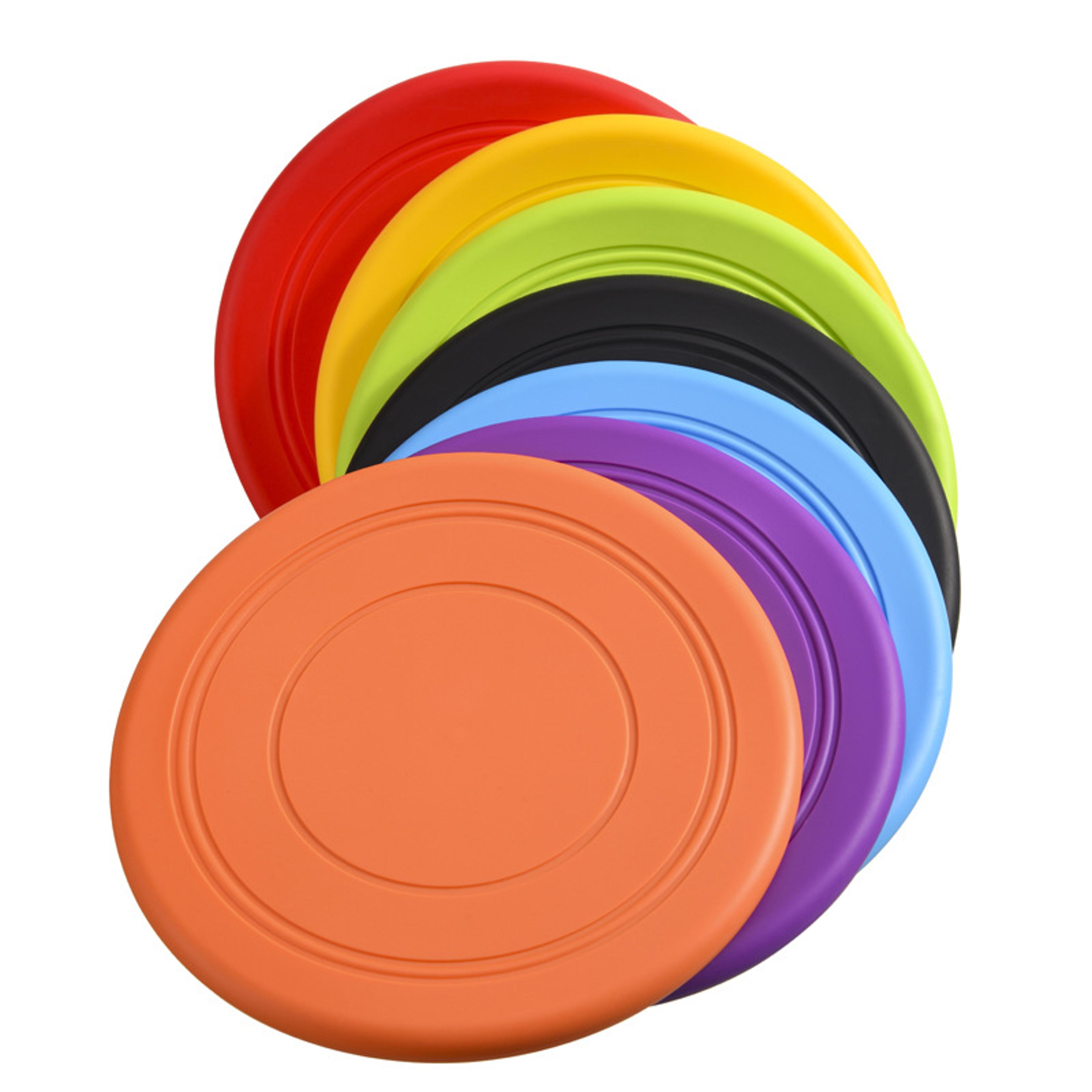 soft silicone dog flying disc interactive fetch toy for puppies and dogs