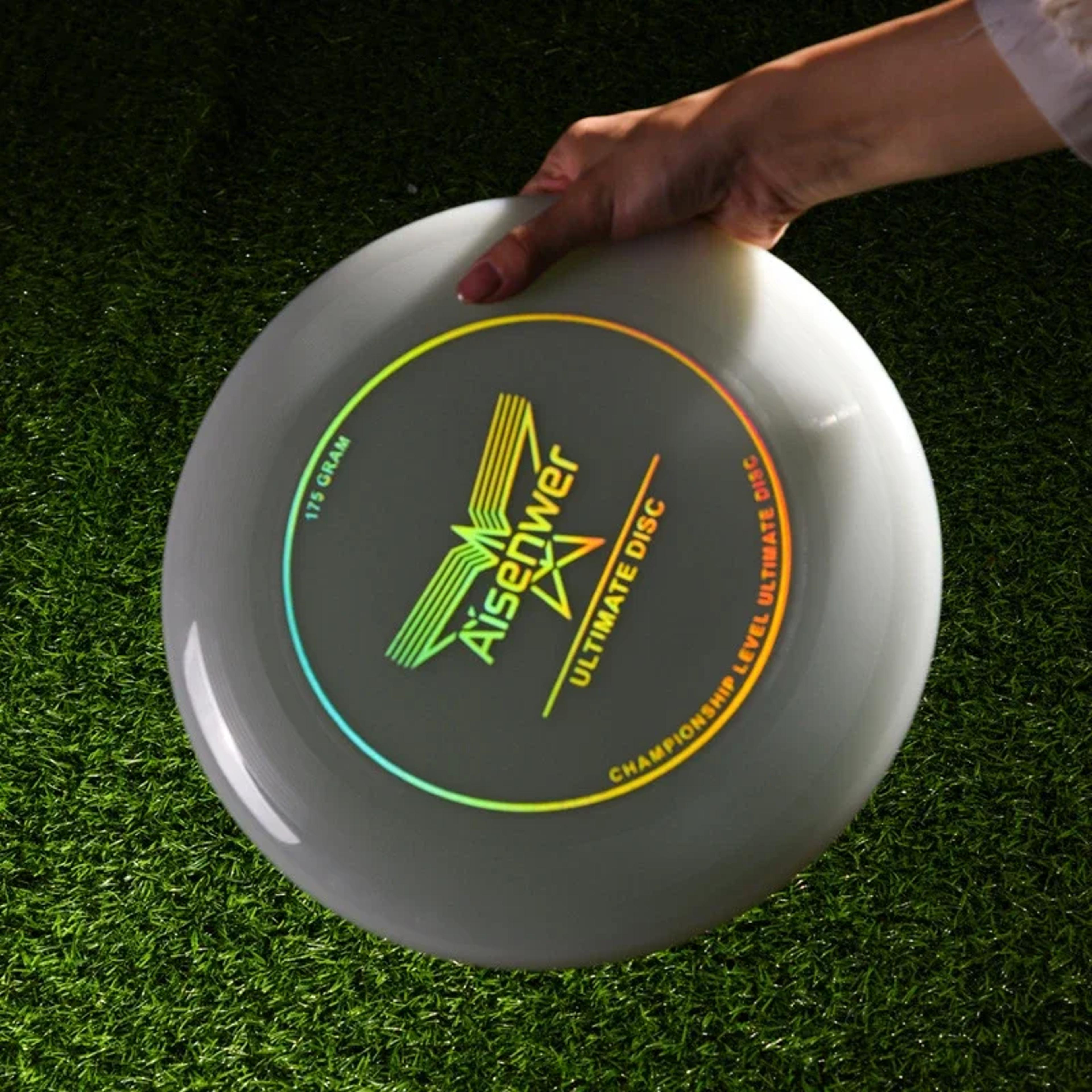 glow flight ultimate frisbee disc for night beach camping games