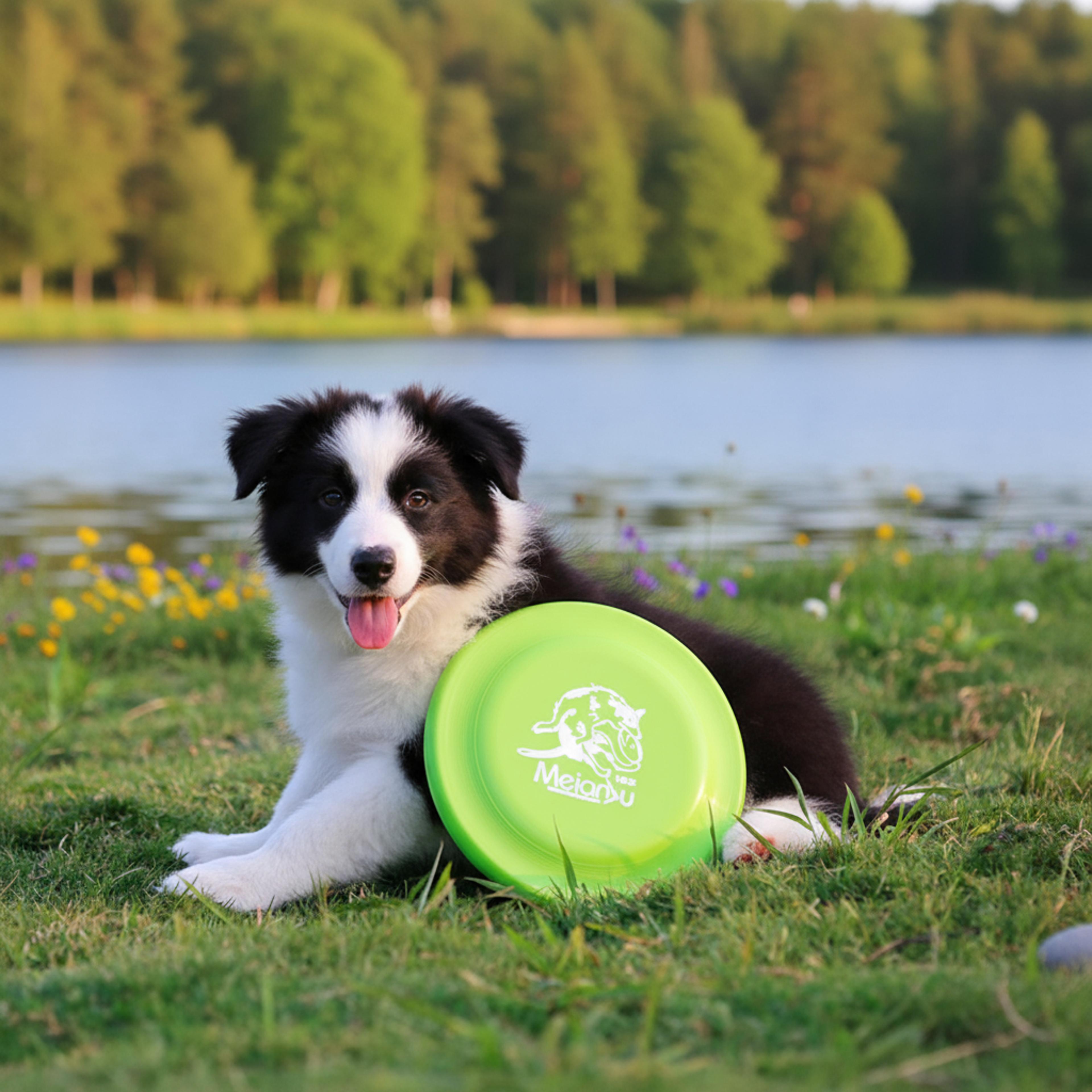easy catch dog training disc toy for puppies and adult dogs