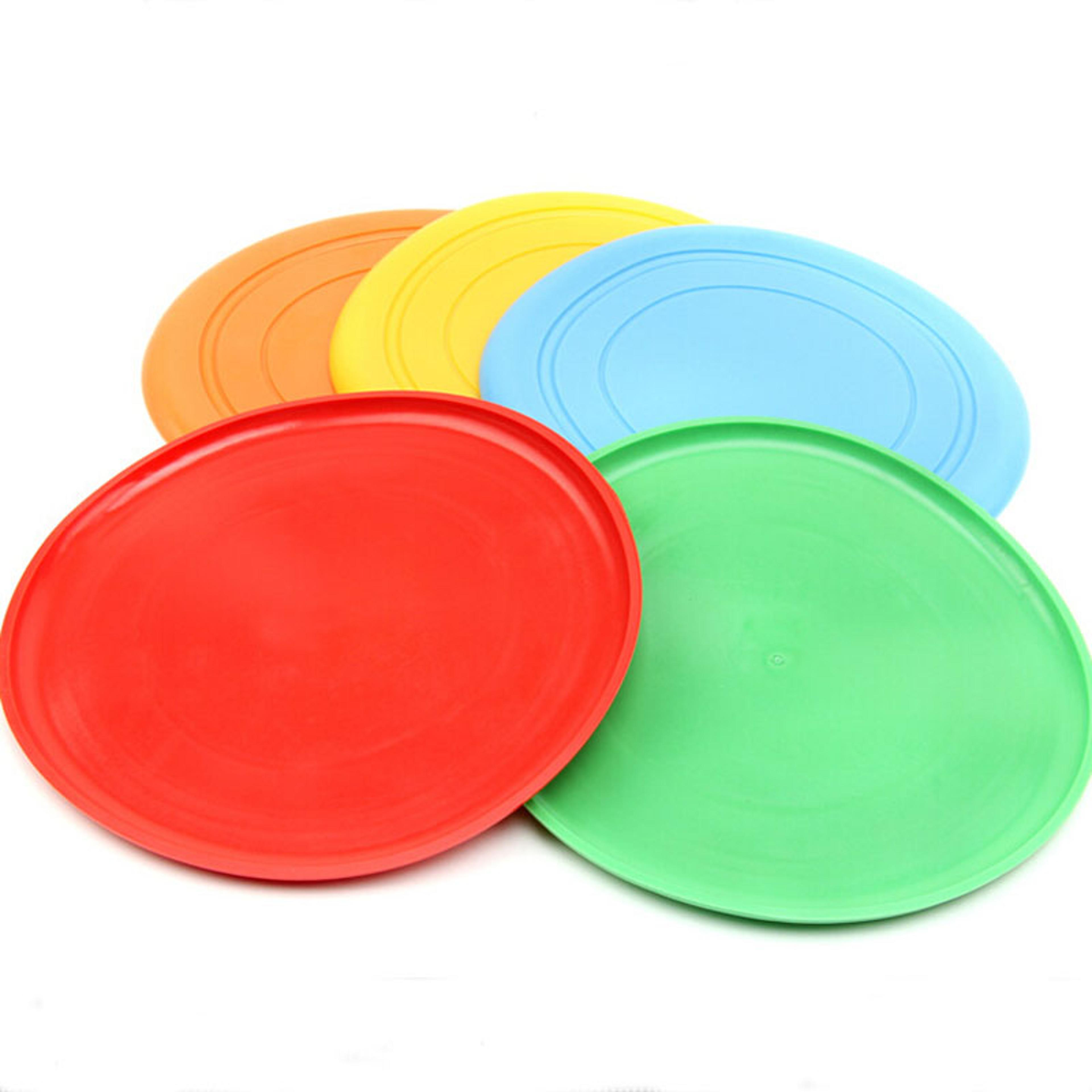 soft rubber dog flying disc interactive fetch toy for training