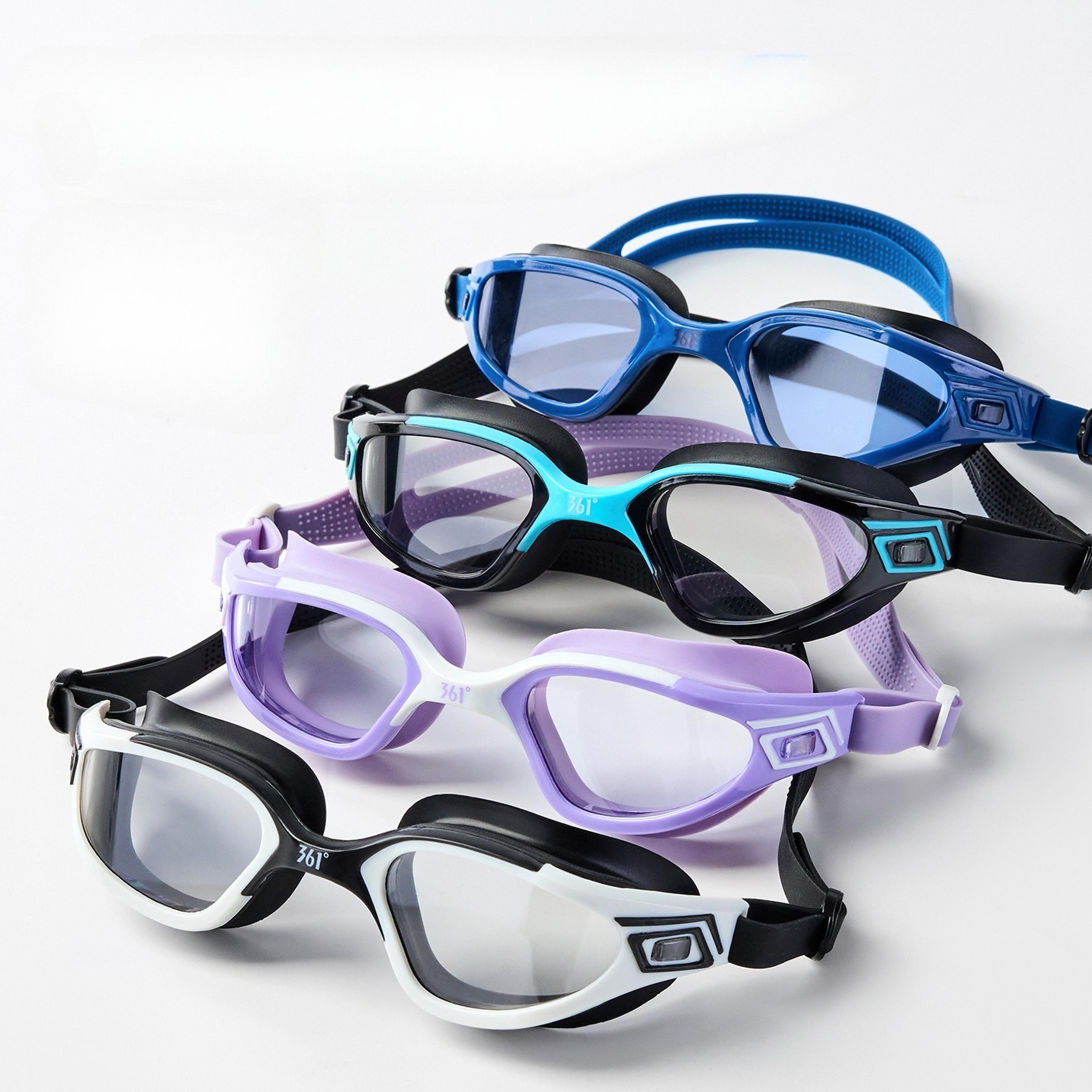 anti fog swim goggles for adults leak proof wide view waterproof silicone swim glasses