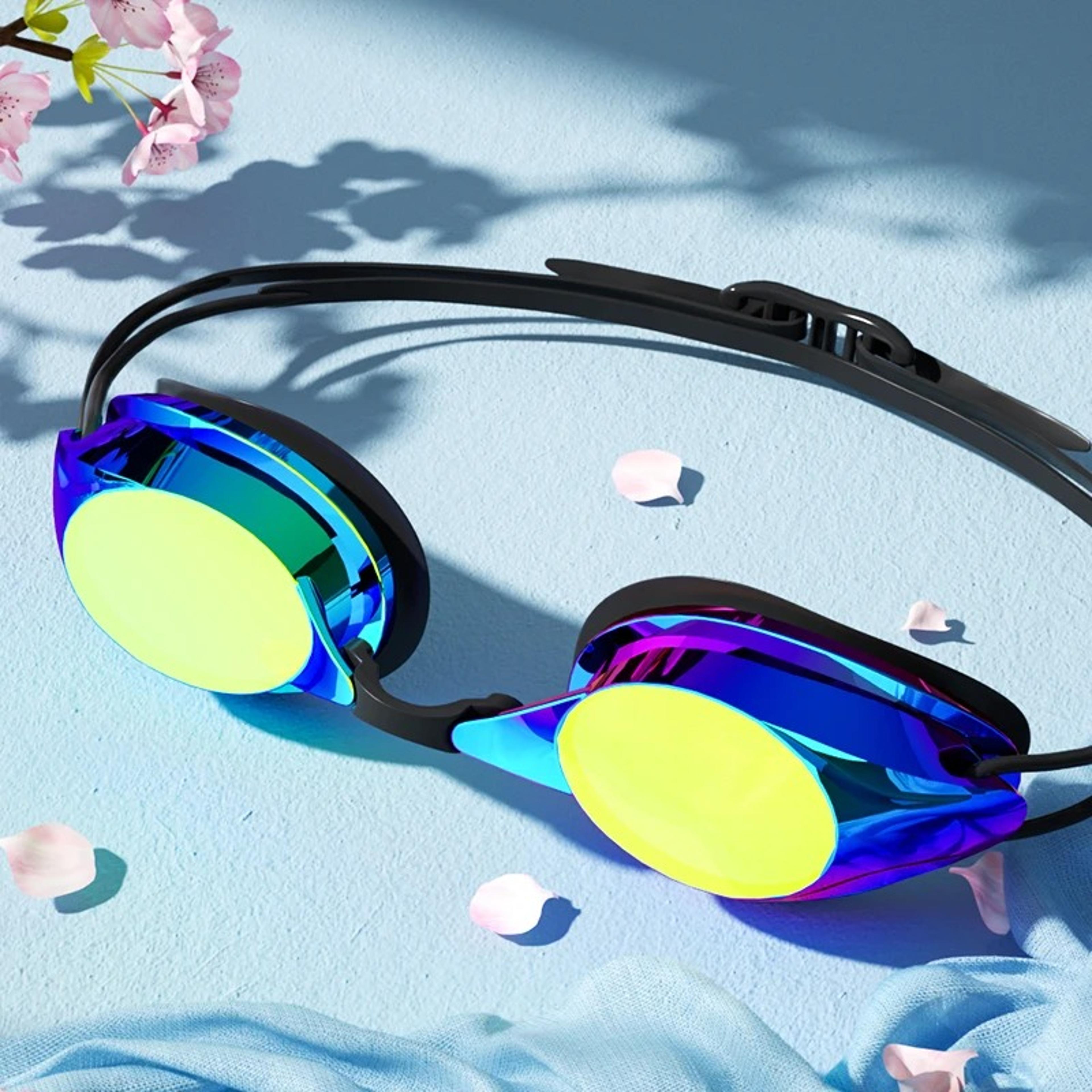 clear view adult swimming goggles anti fog leakproof wide view