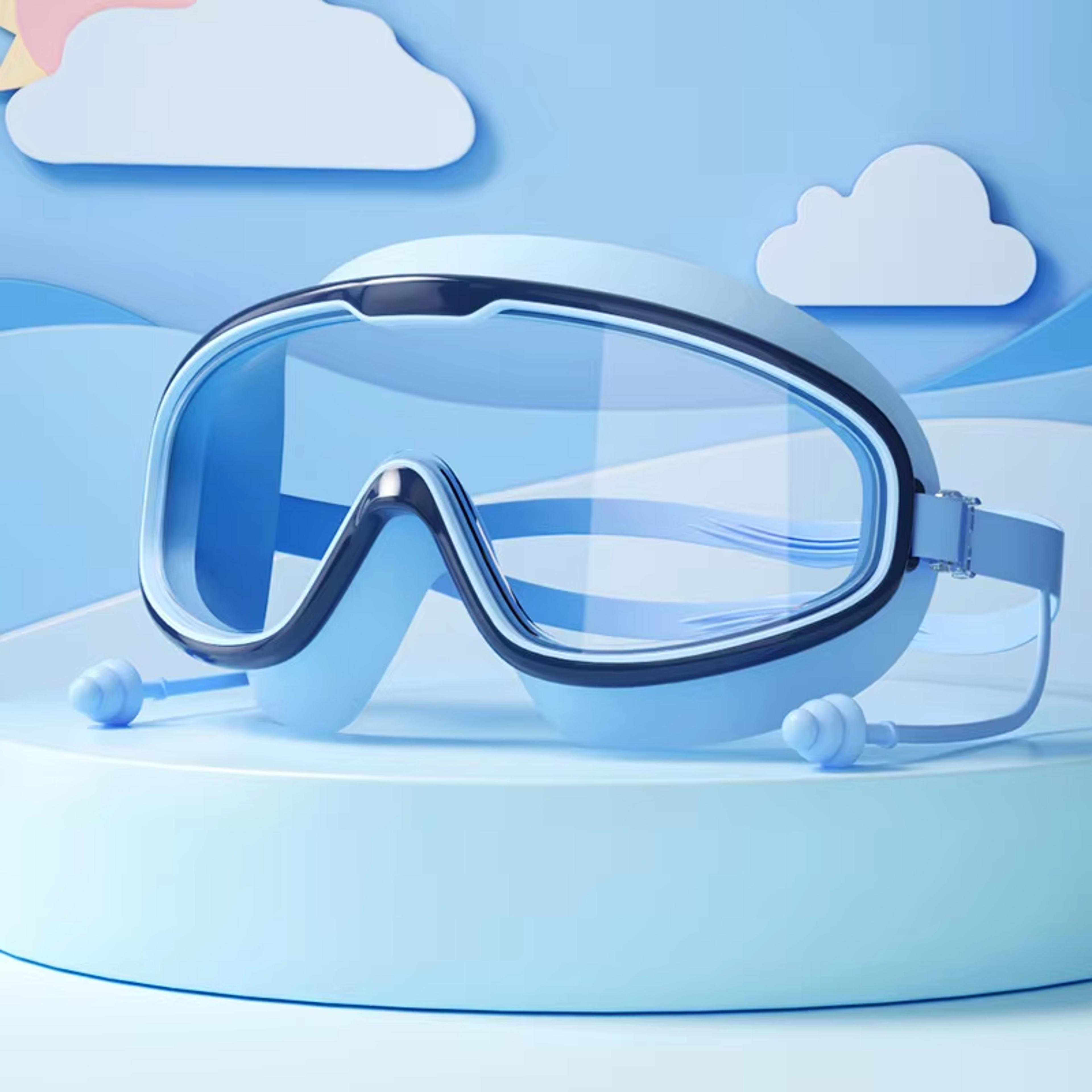 kids swim goggles anti fog waterproof wide view goggles for boys and girls