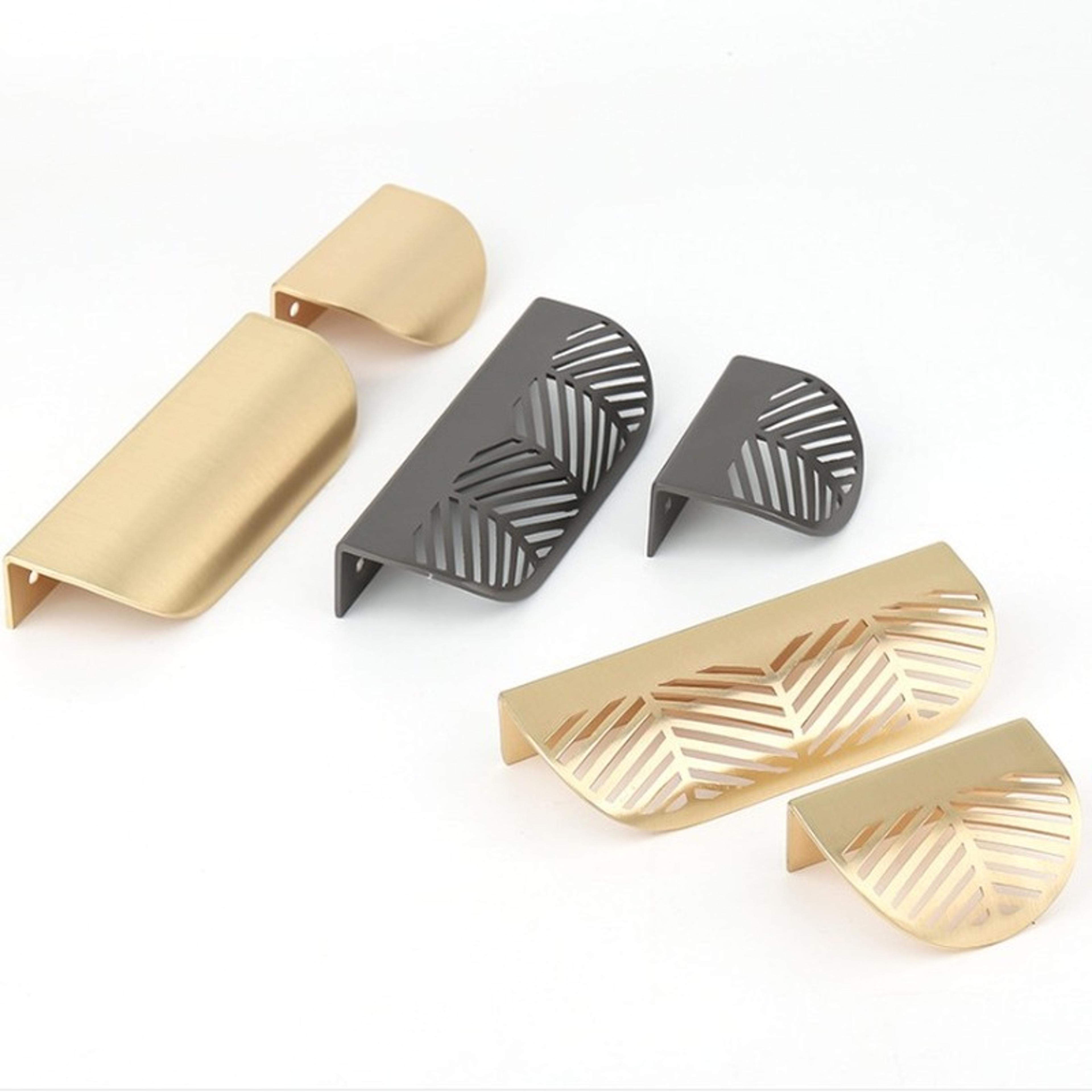 brushed gold leaf cabinet pulls and knobs for drawers and cabinets