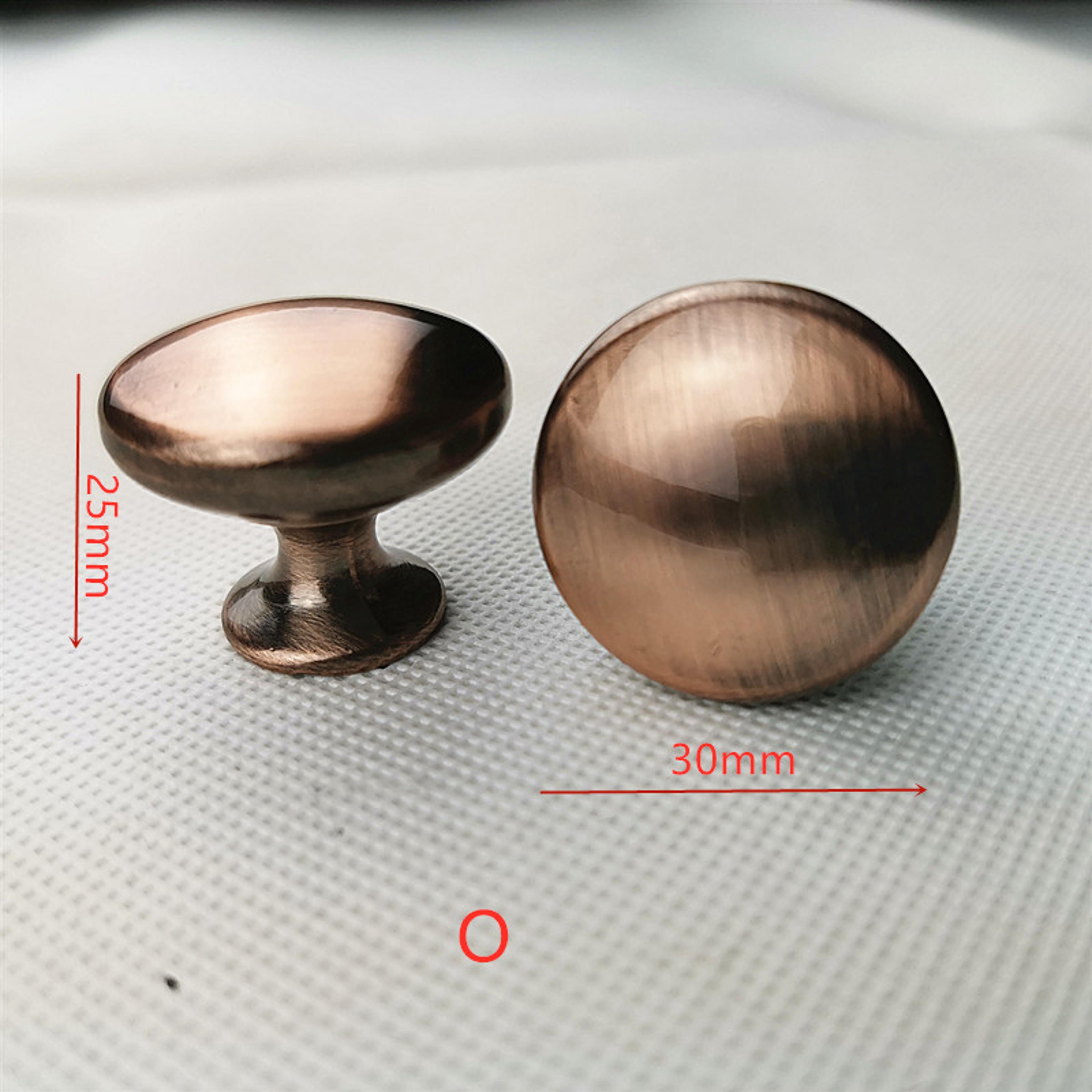 brushed copper cabinet knob for kitchen cabinets and drawers