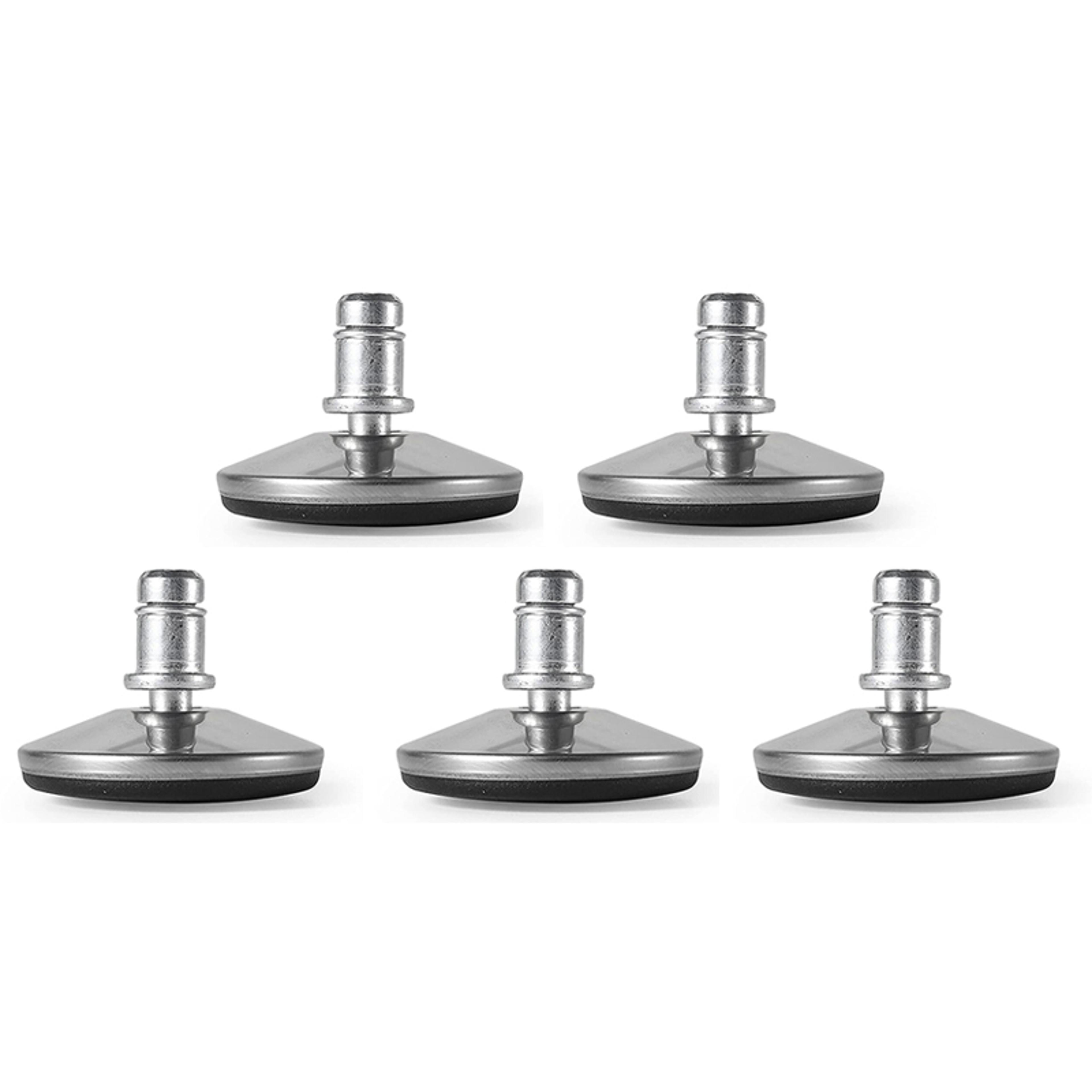 office chair bell glides set stem fixed feet replacement