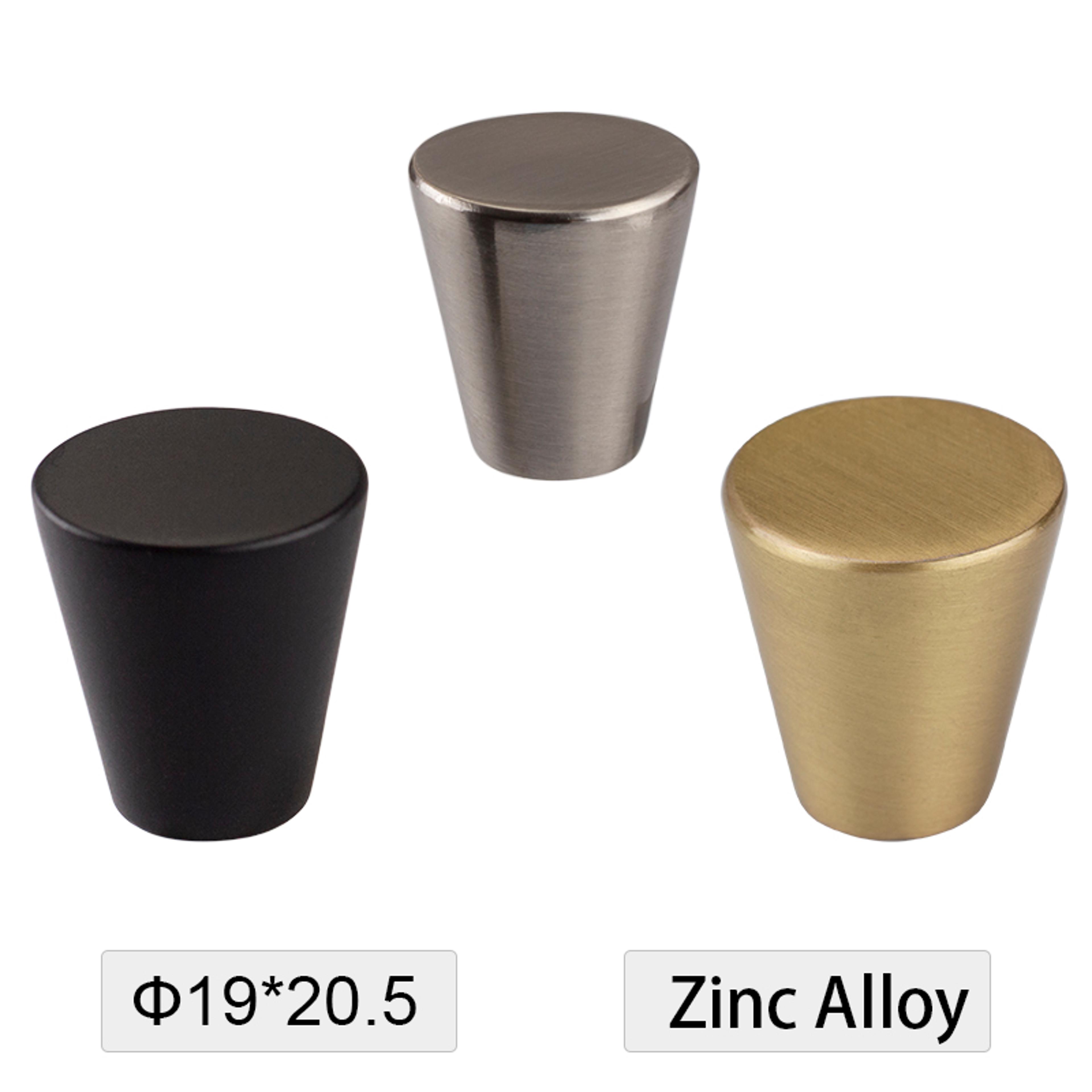solid zinc alloy cabinet knobs for kitchen drawers and dressers