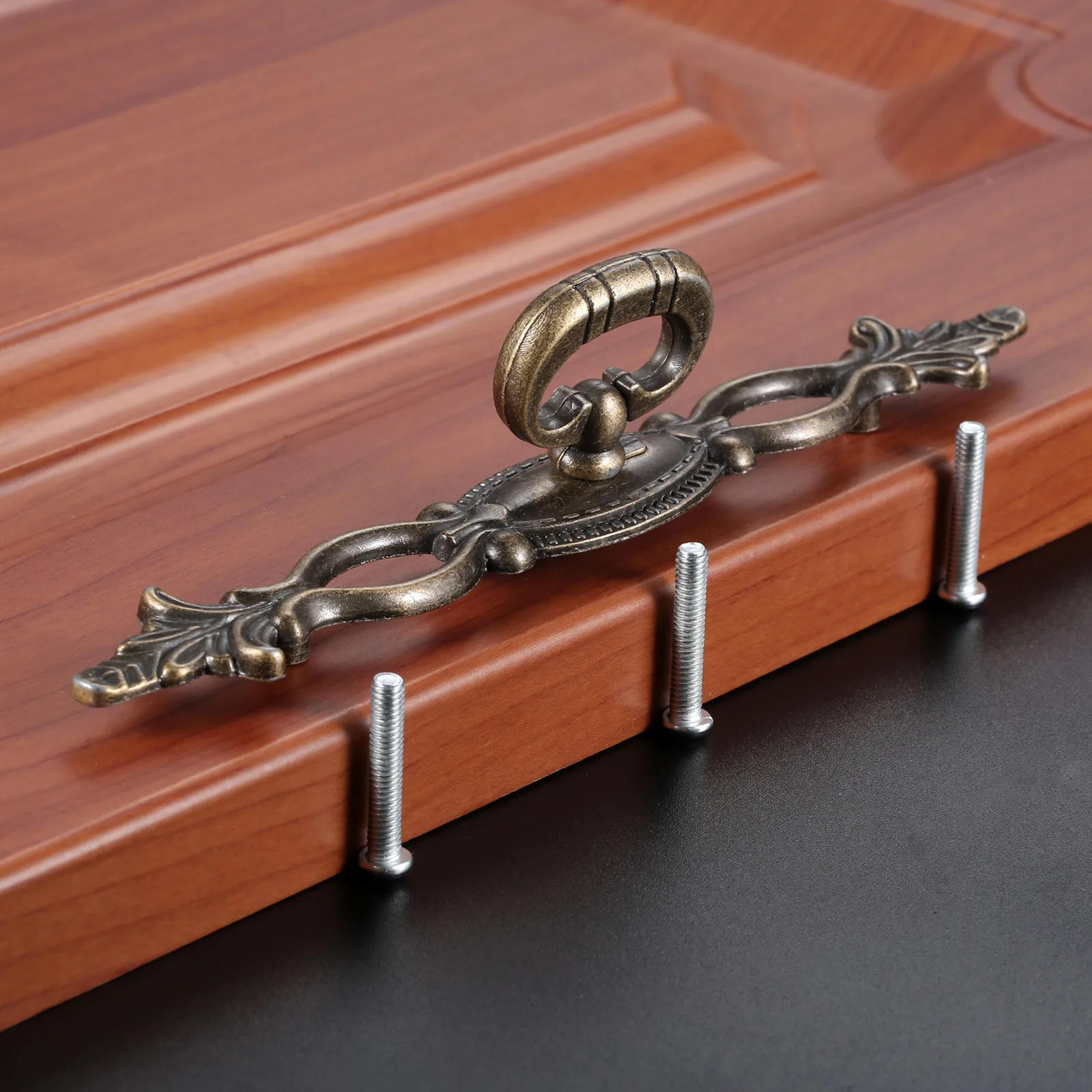 antique bronze drawer pull vintage cabinet handle for dressers wardrobes and boxes