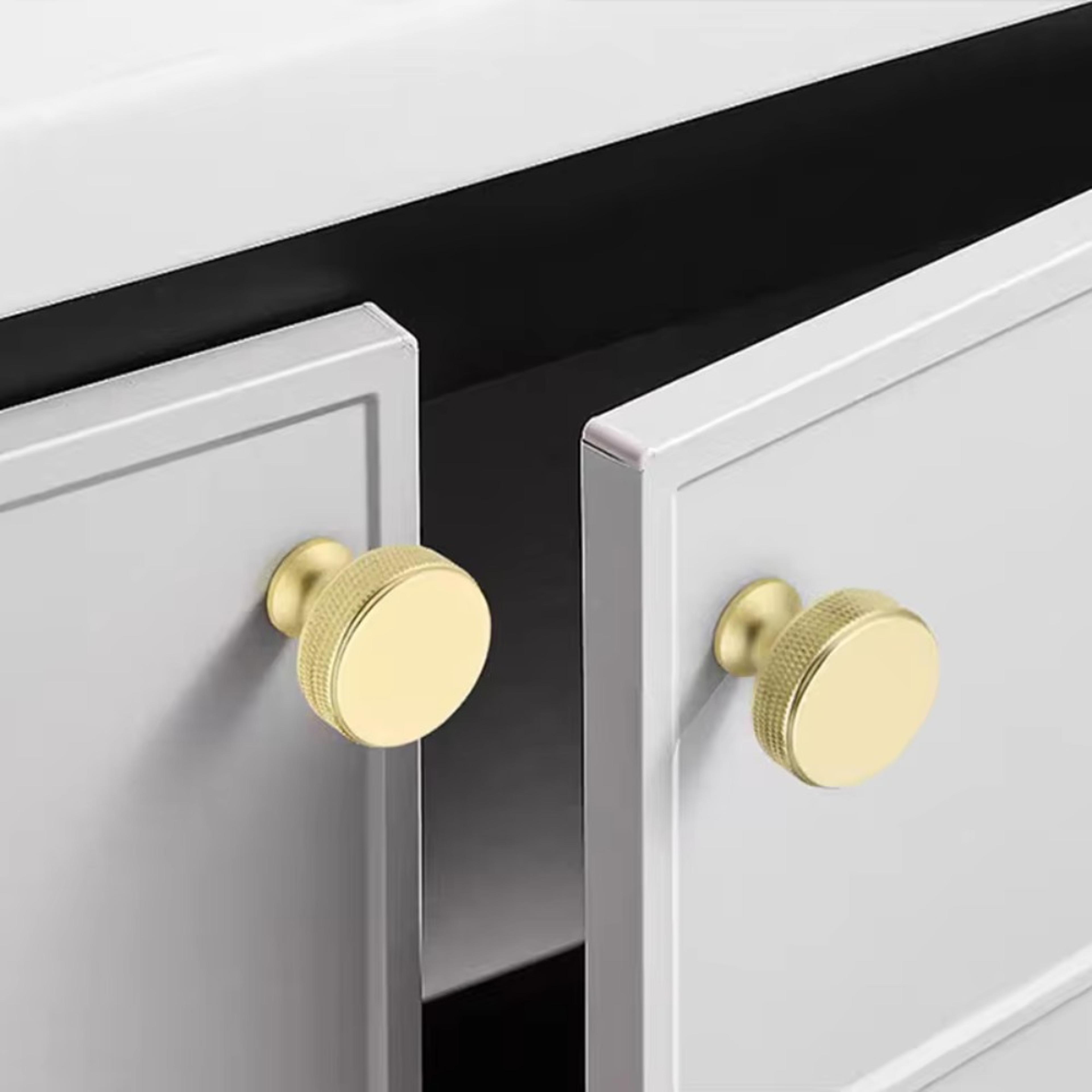 modern black gold cabinet knob round single hole drawer pull for cabinets and dressers