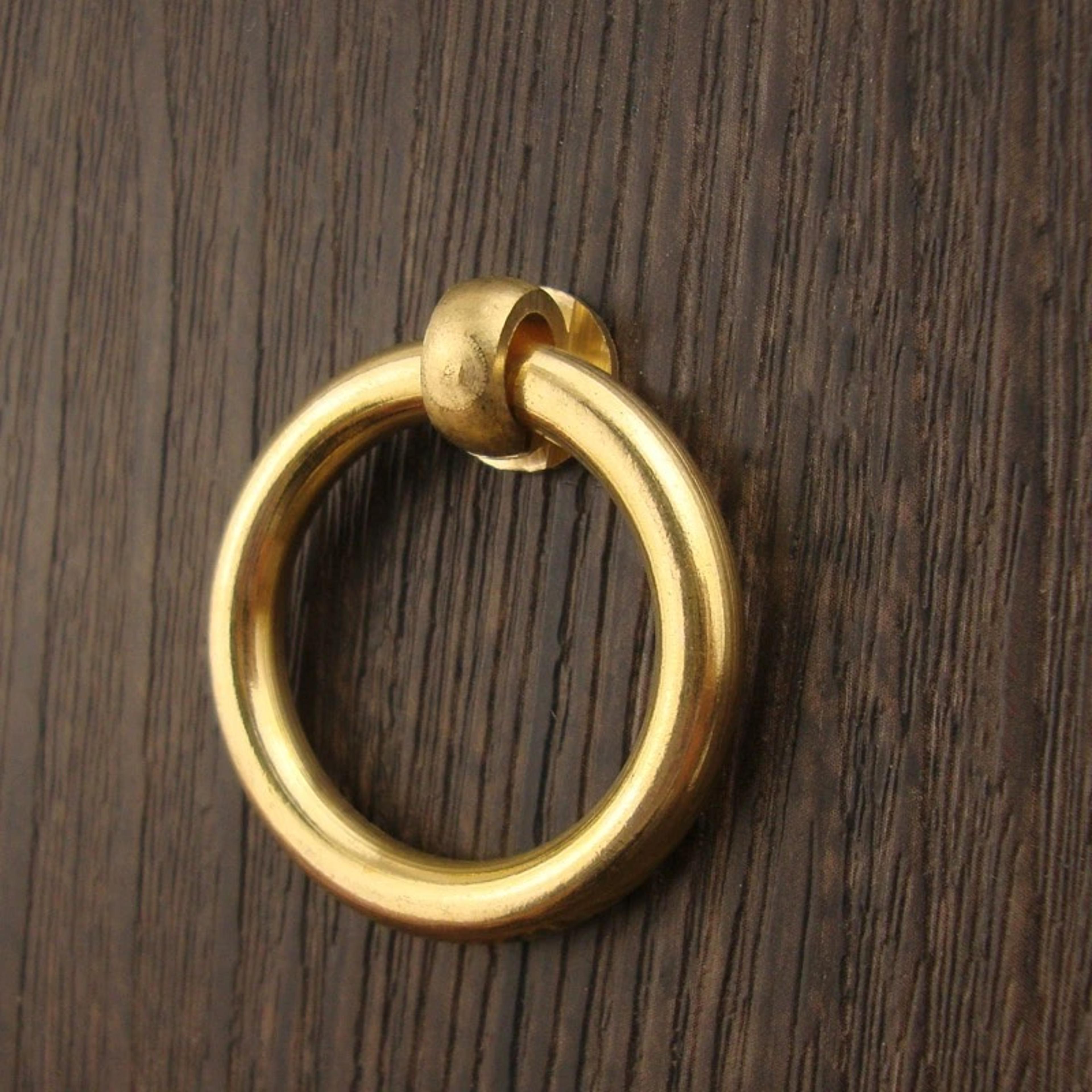 antique bronze drawer ring pull for cabinet, dresser and wardrobe doors