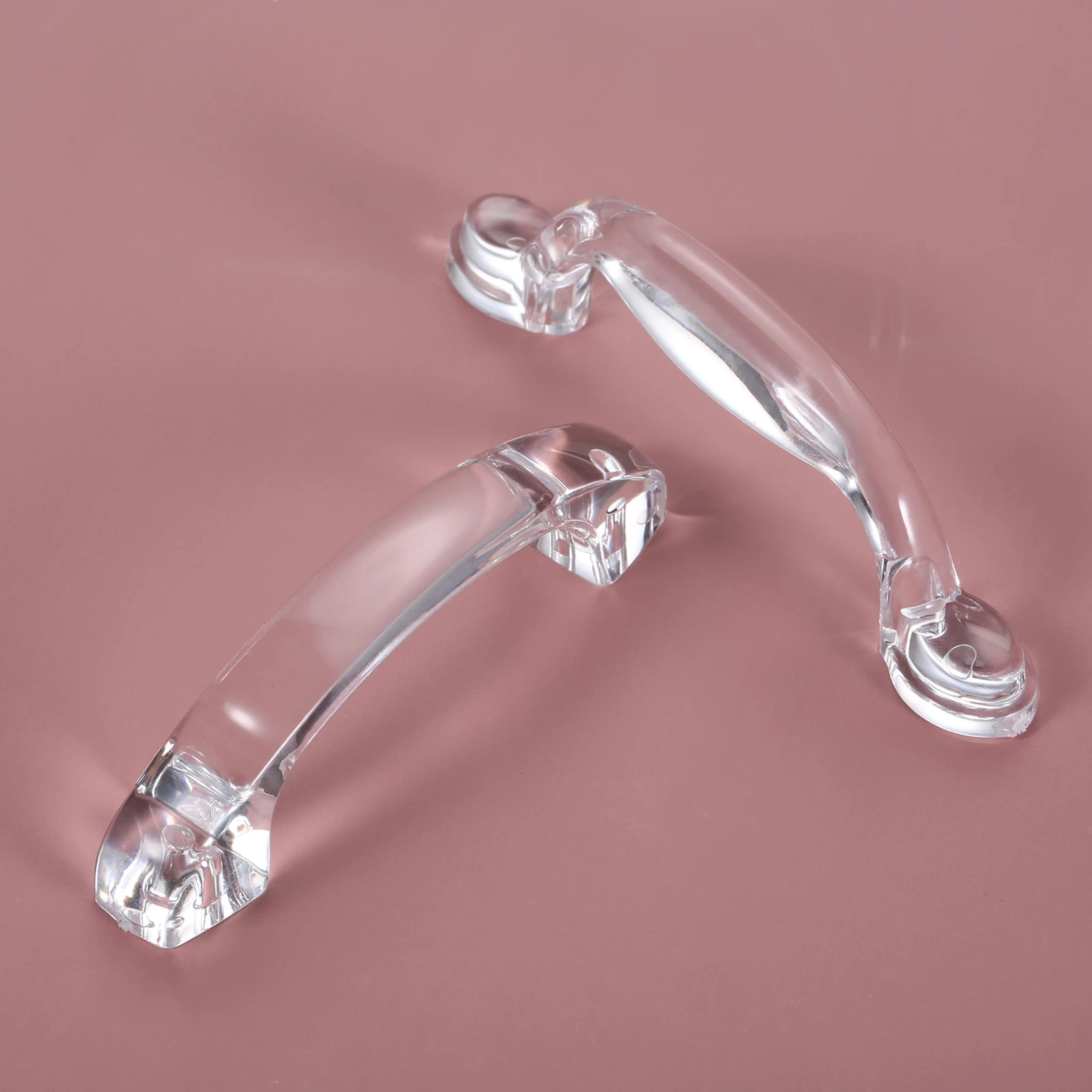 crystal clear acrylic cabinet pull handle for drawers and furniture