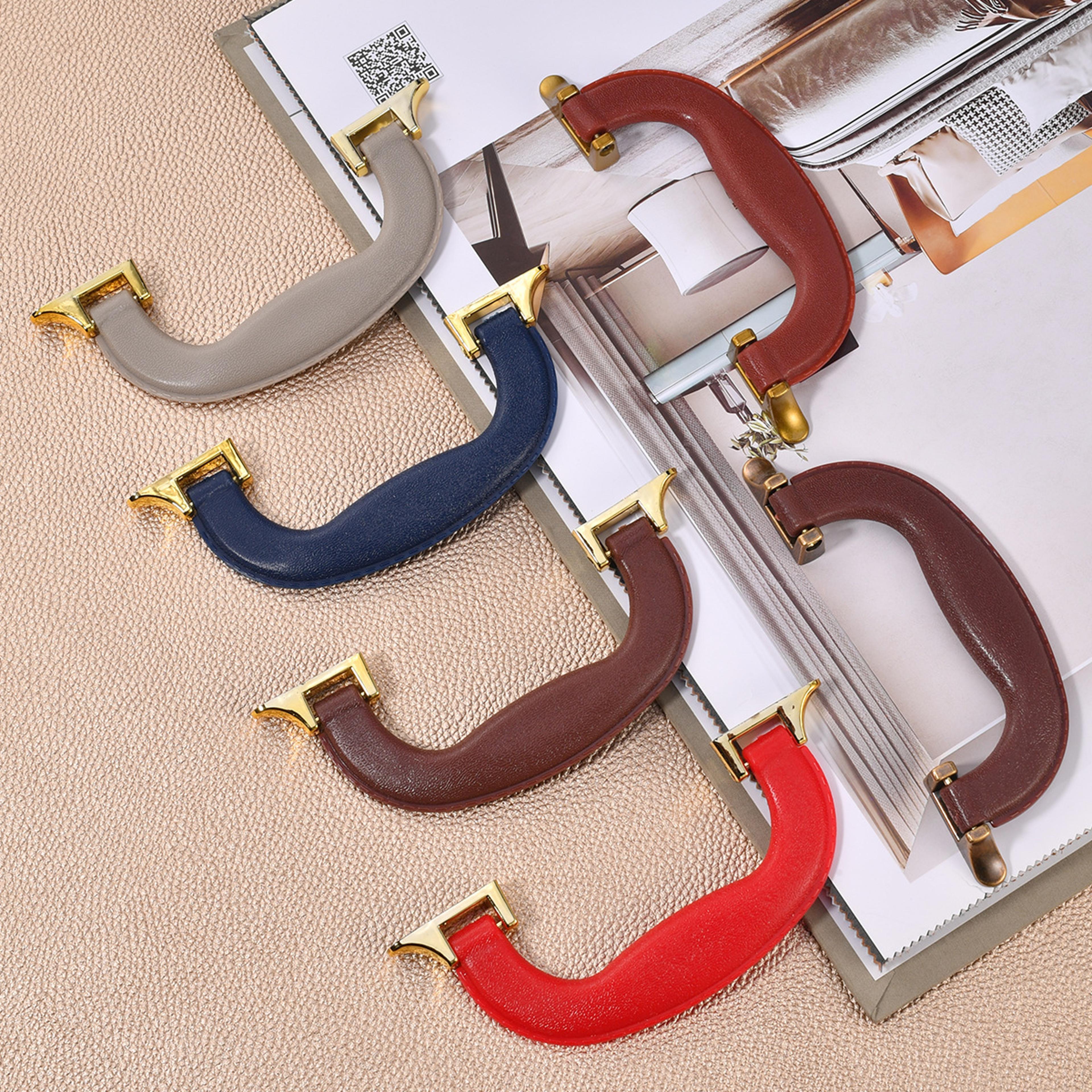 leather box handle for wine gift boxes luggage and storage cases