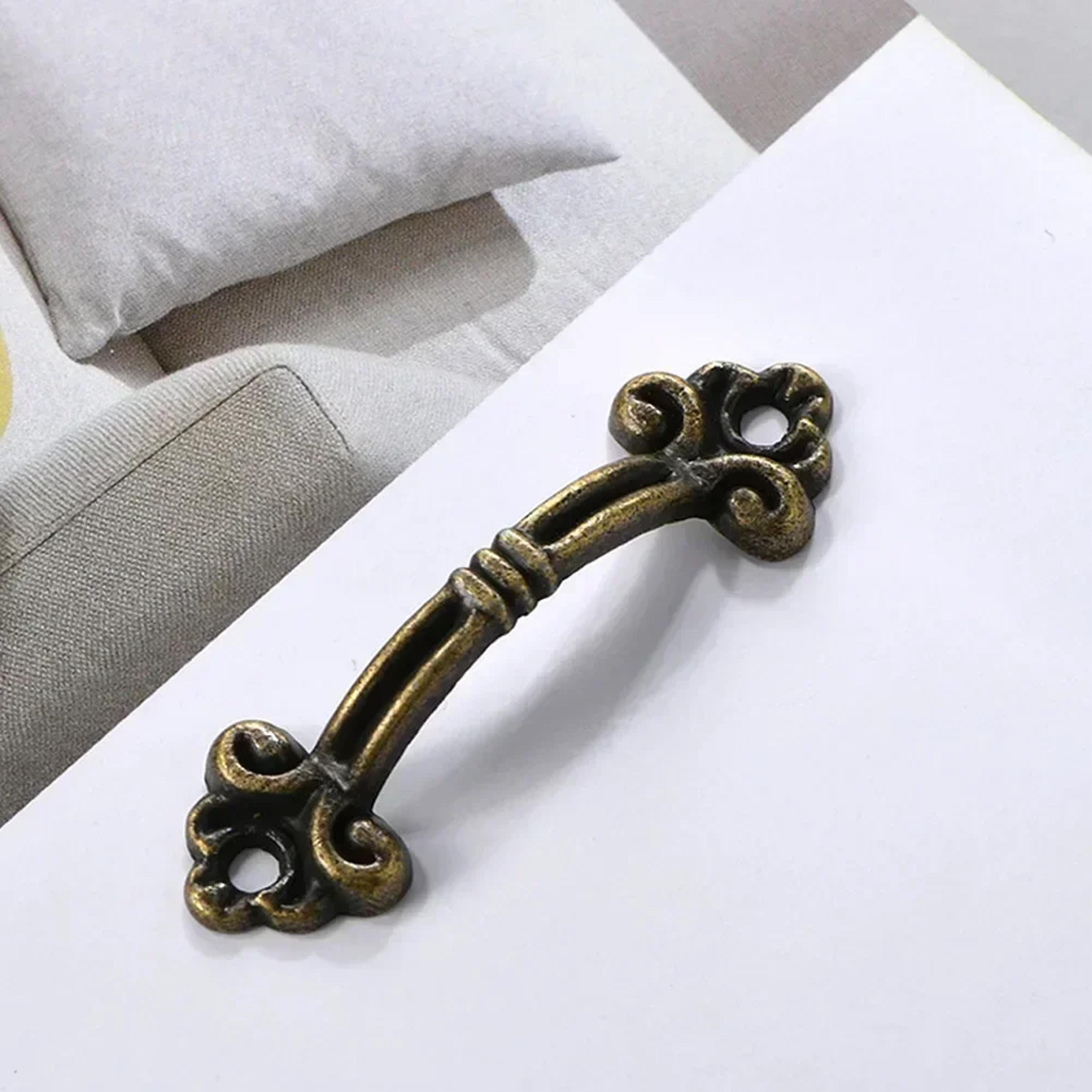 antique bronze jewelry box handles mini drawer pulls