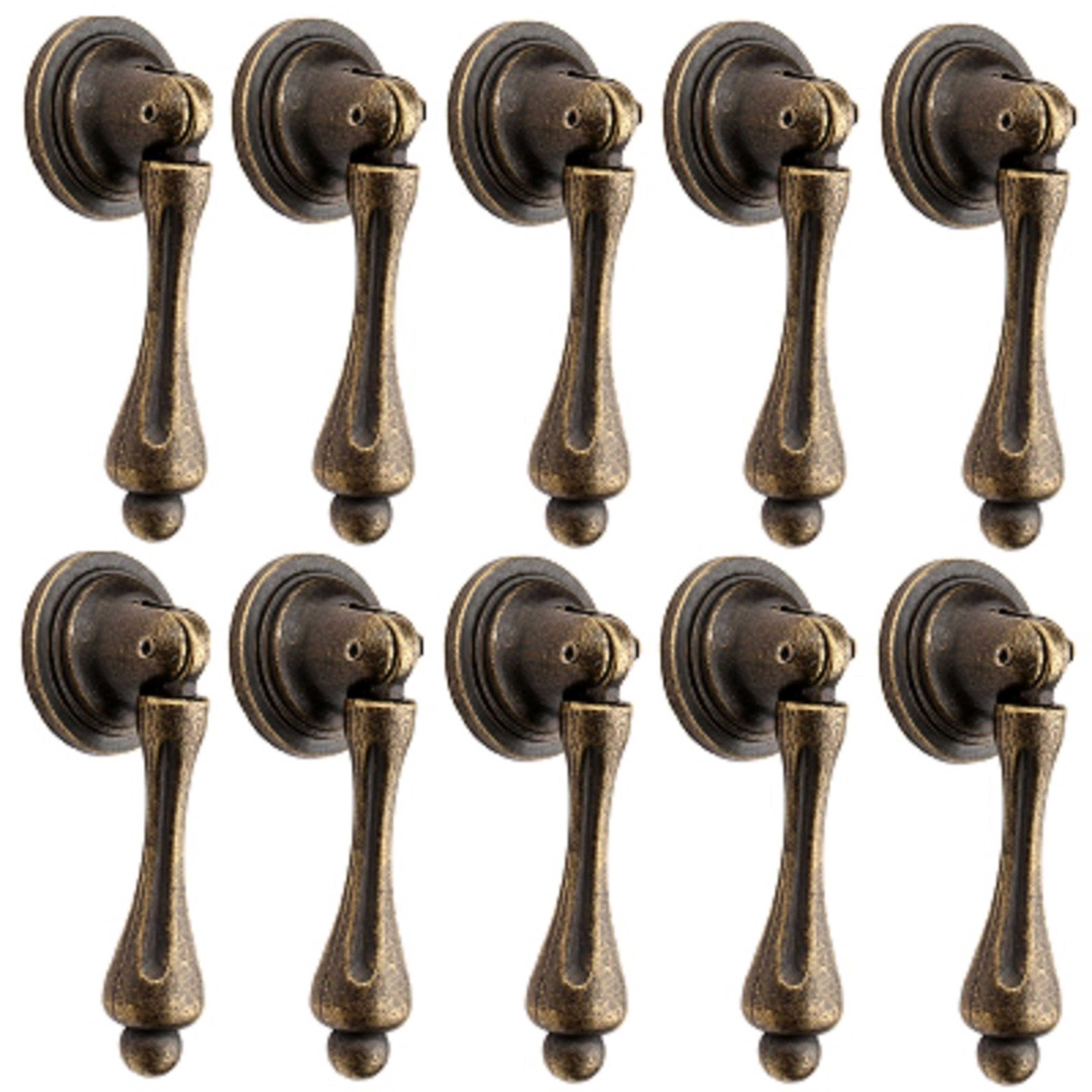 antique brass cabinet handles and vintage drawer pulls