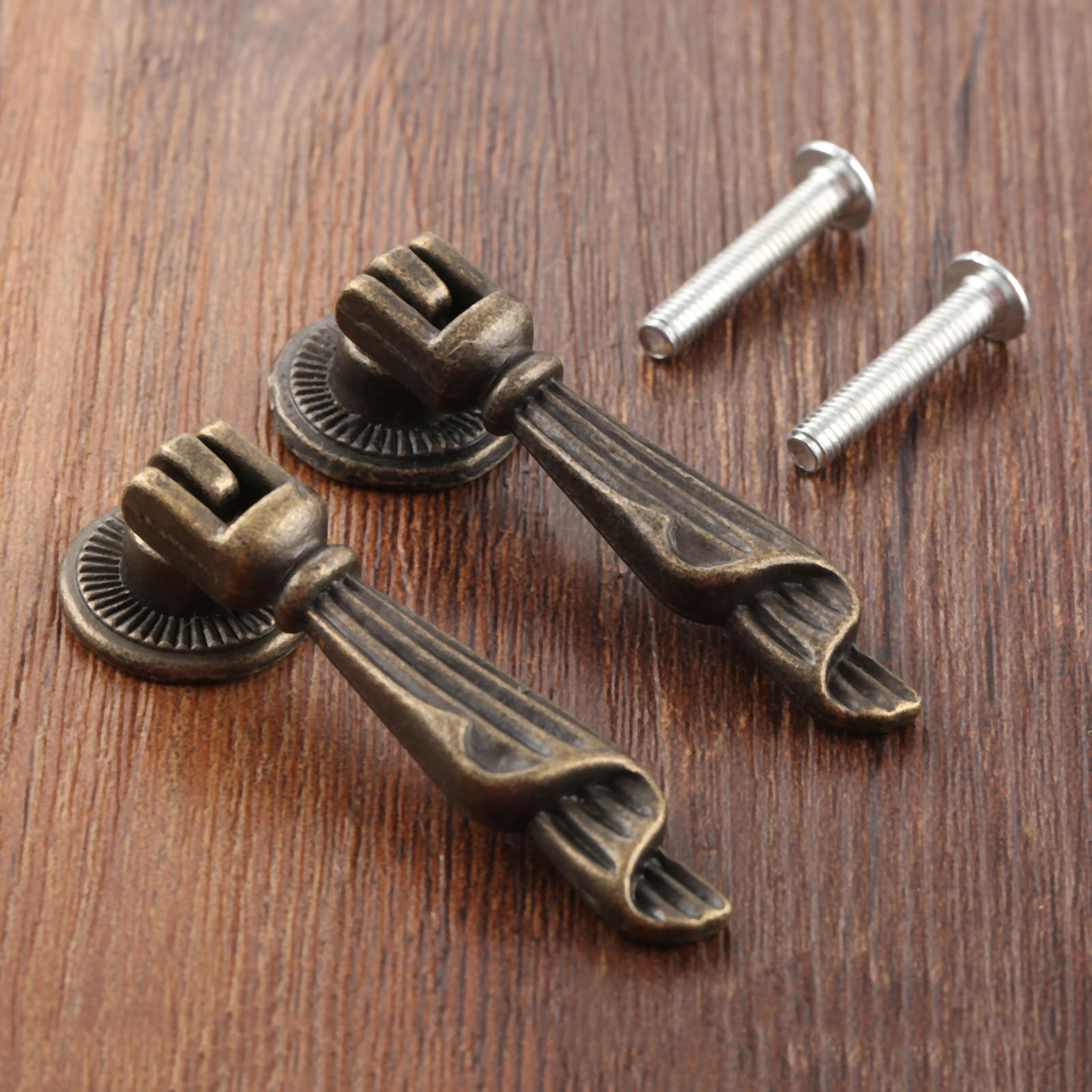 vintage antique bronze cabinet pulls zinc alloy drawer handles