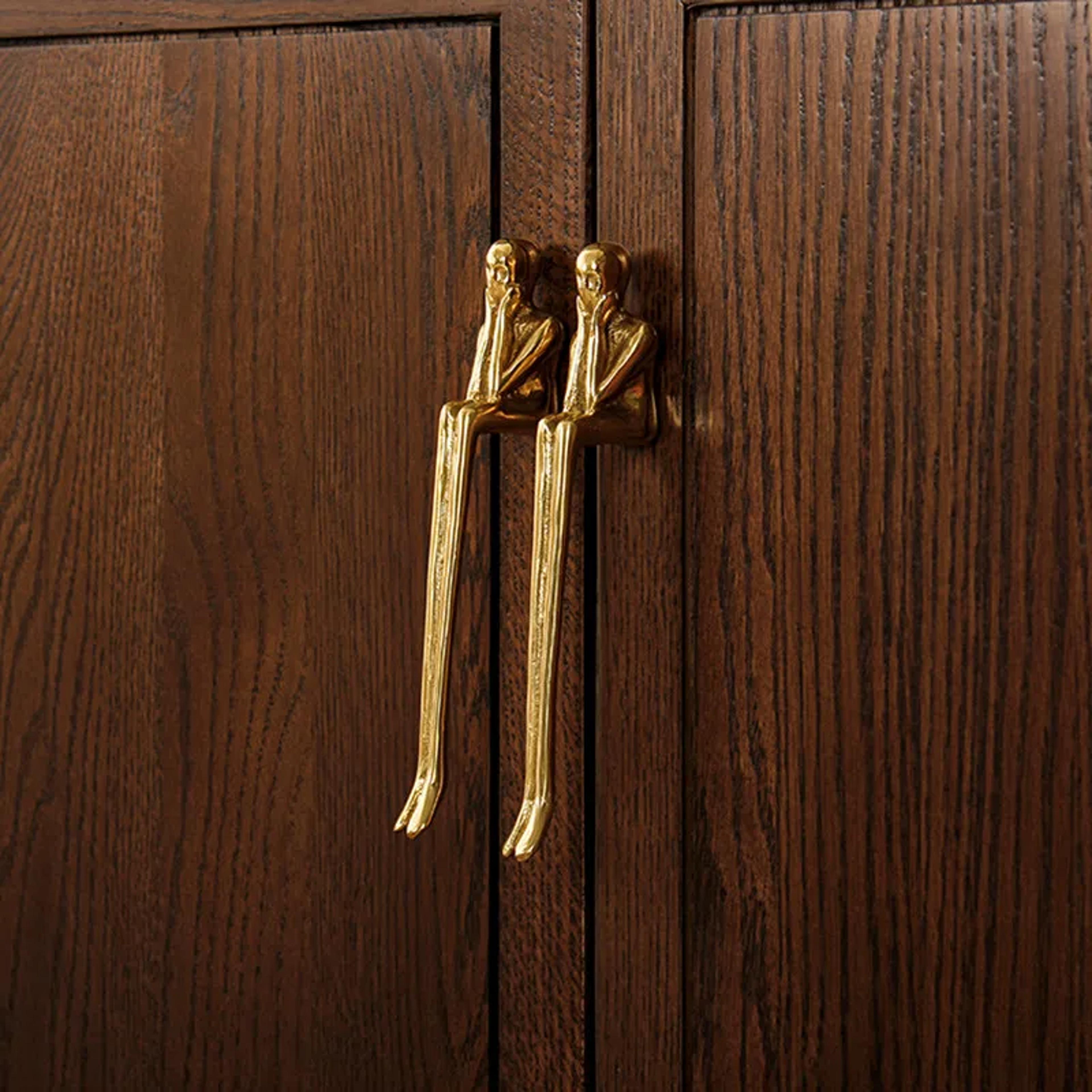 nordic brass cabinet handles modern drawer pulls designer wardrobe door hardware
