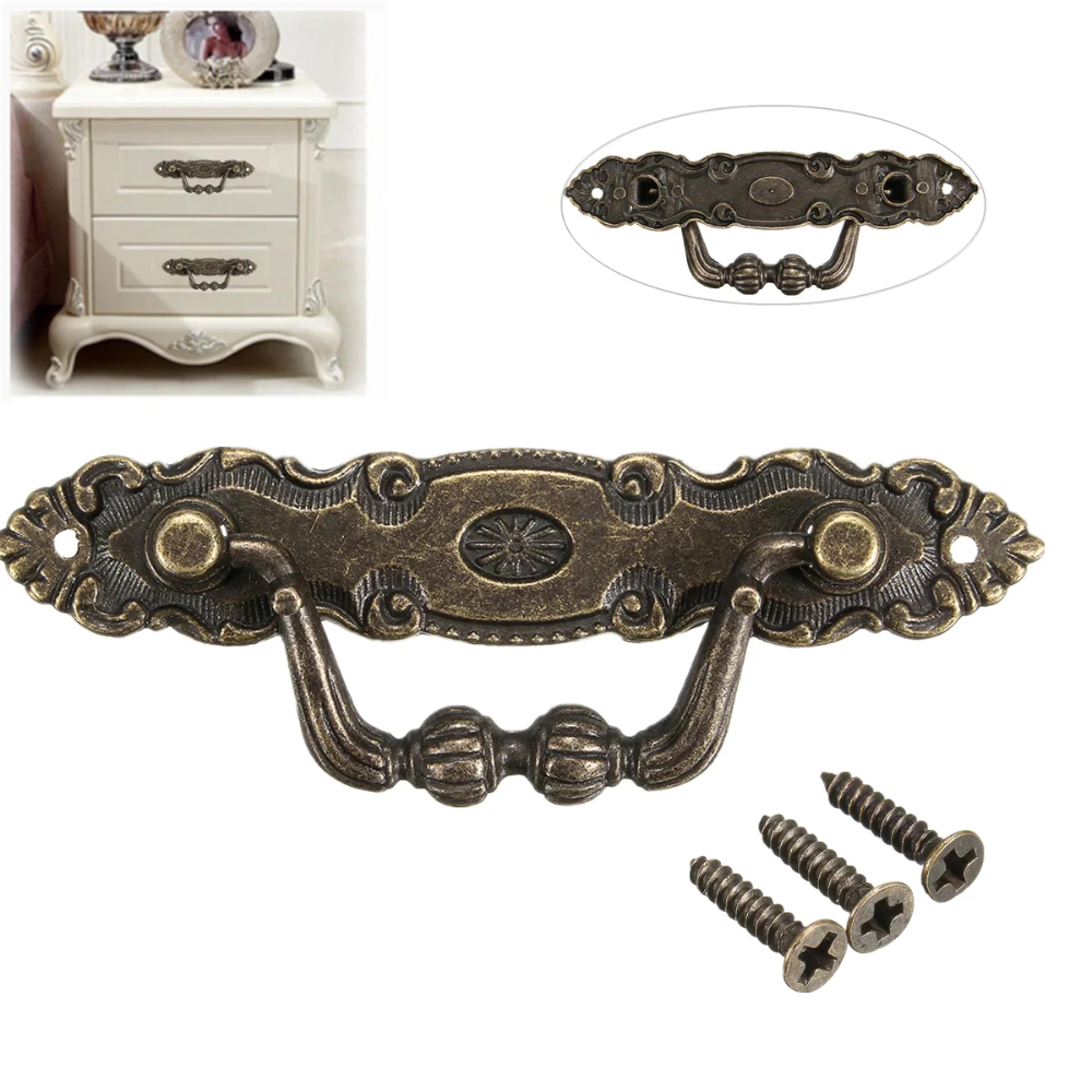 vintage zinc alloy cabinet handle for drawers and wardrobes