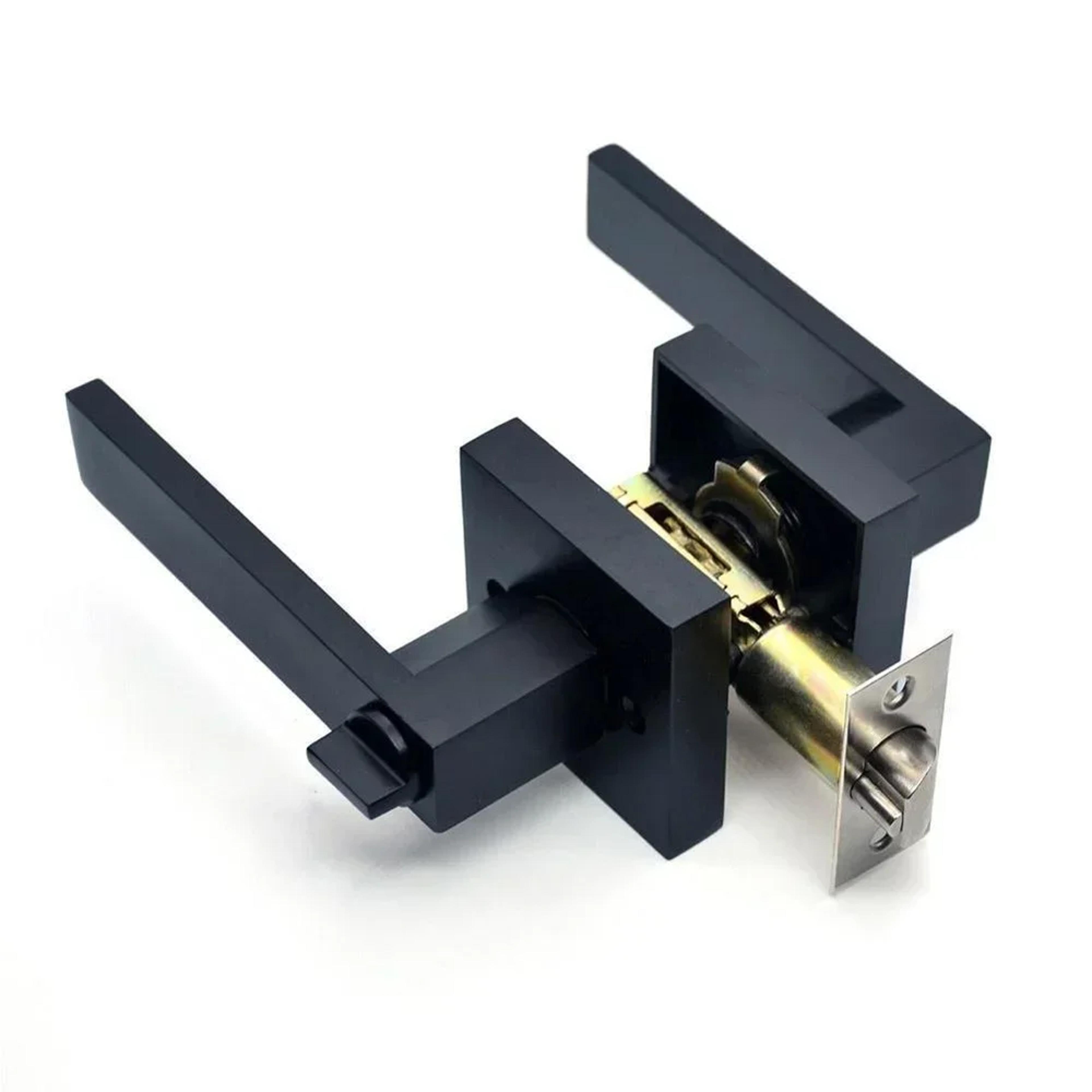 heavy duty interior door handle lock kit for bedroom privacy