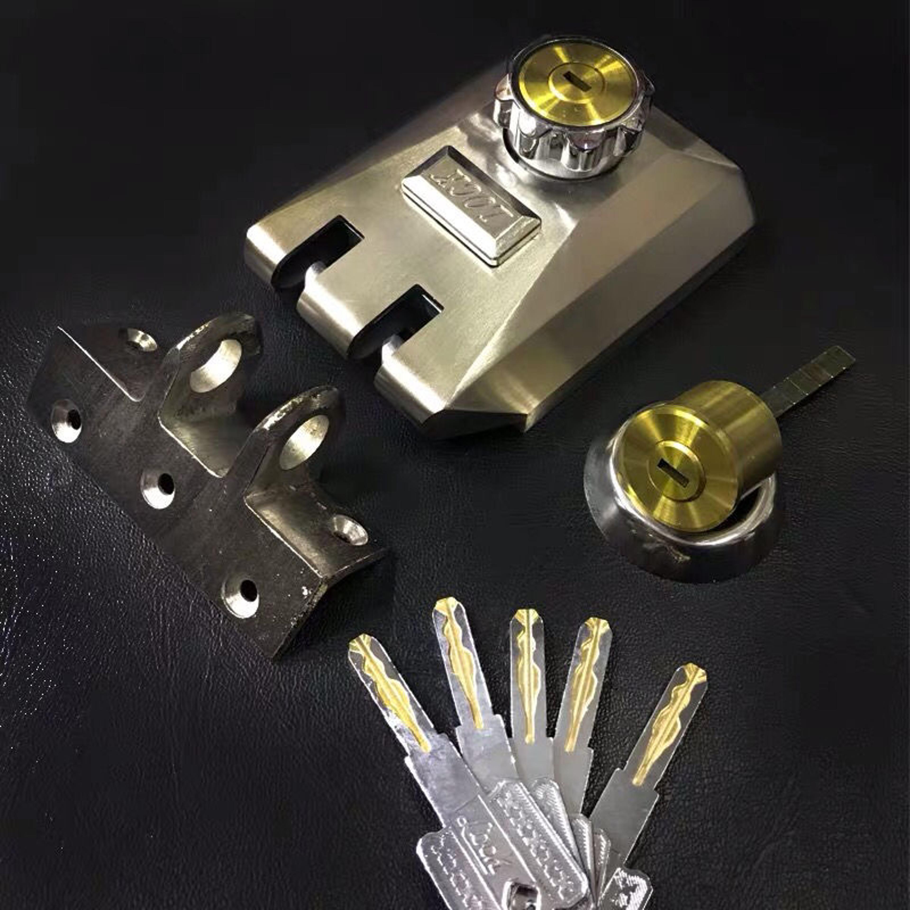 heavy duty sliding gate lock for outdoor steel doors