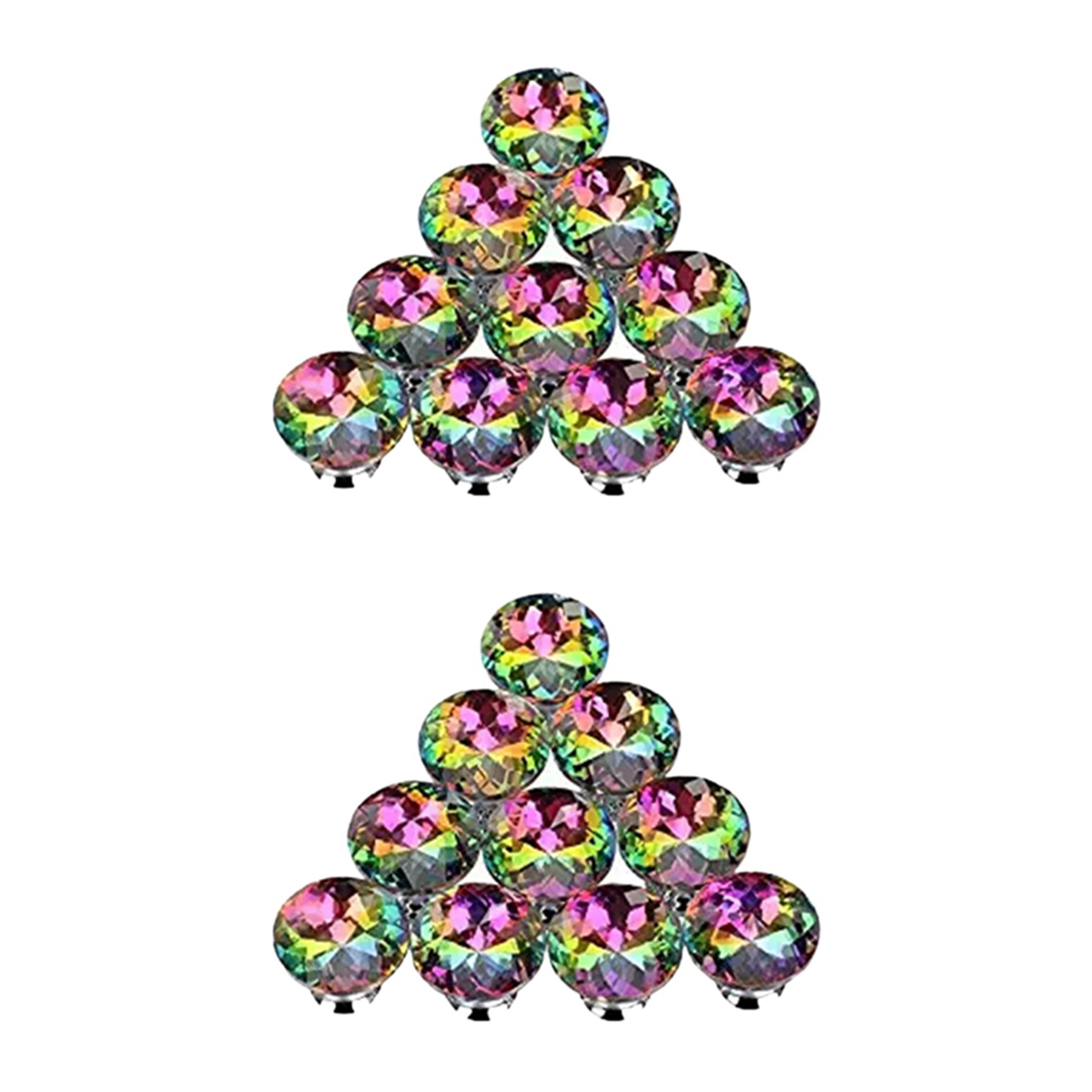 colorful crystal cabinet knobs pack glass drawer pulls