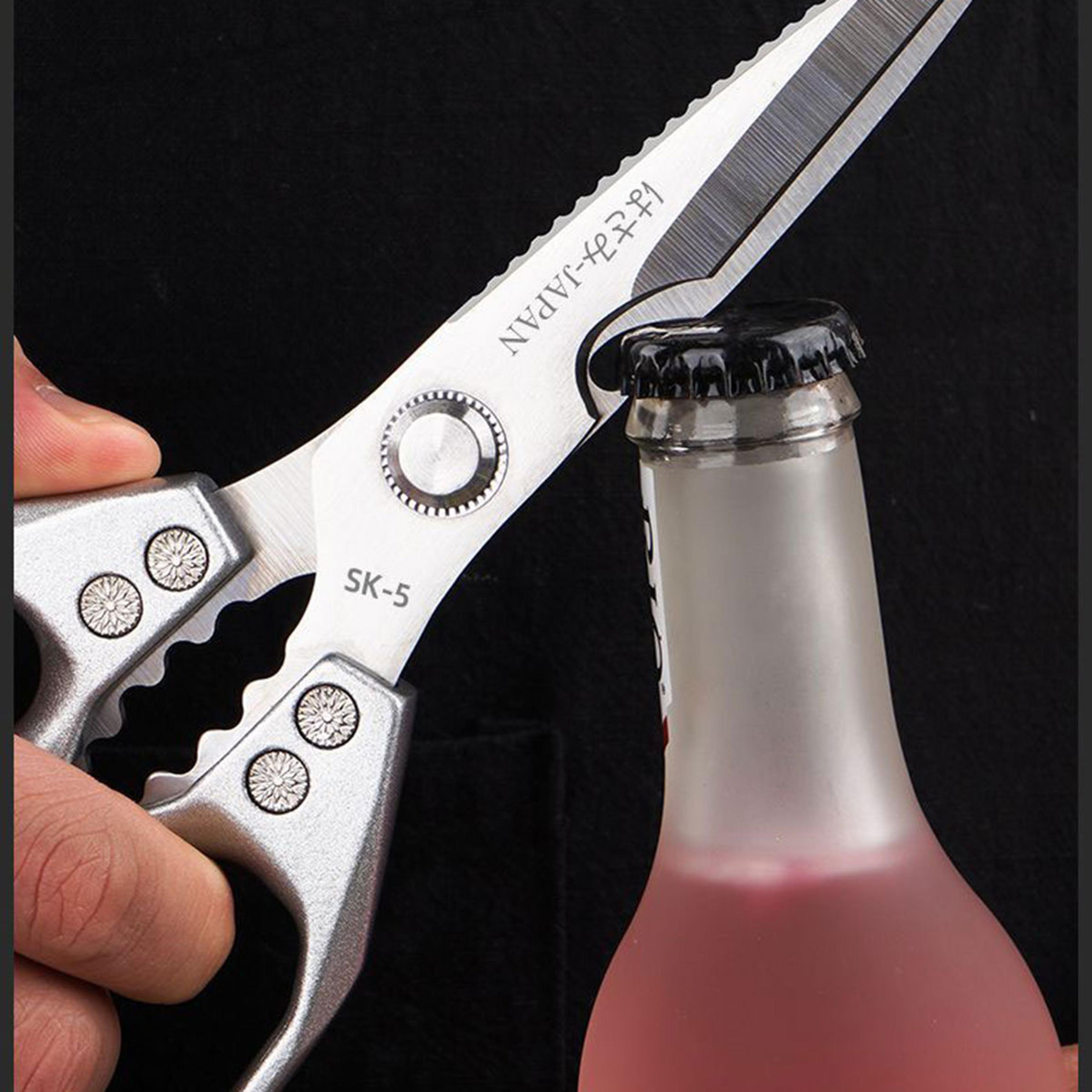heavy duty kitchen shears stainless steel poultry scissors