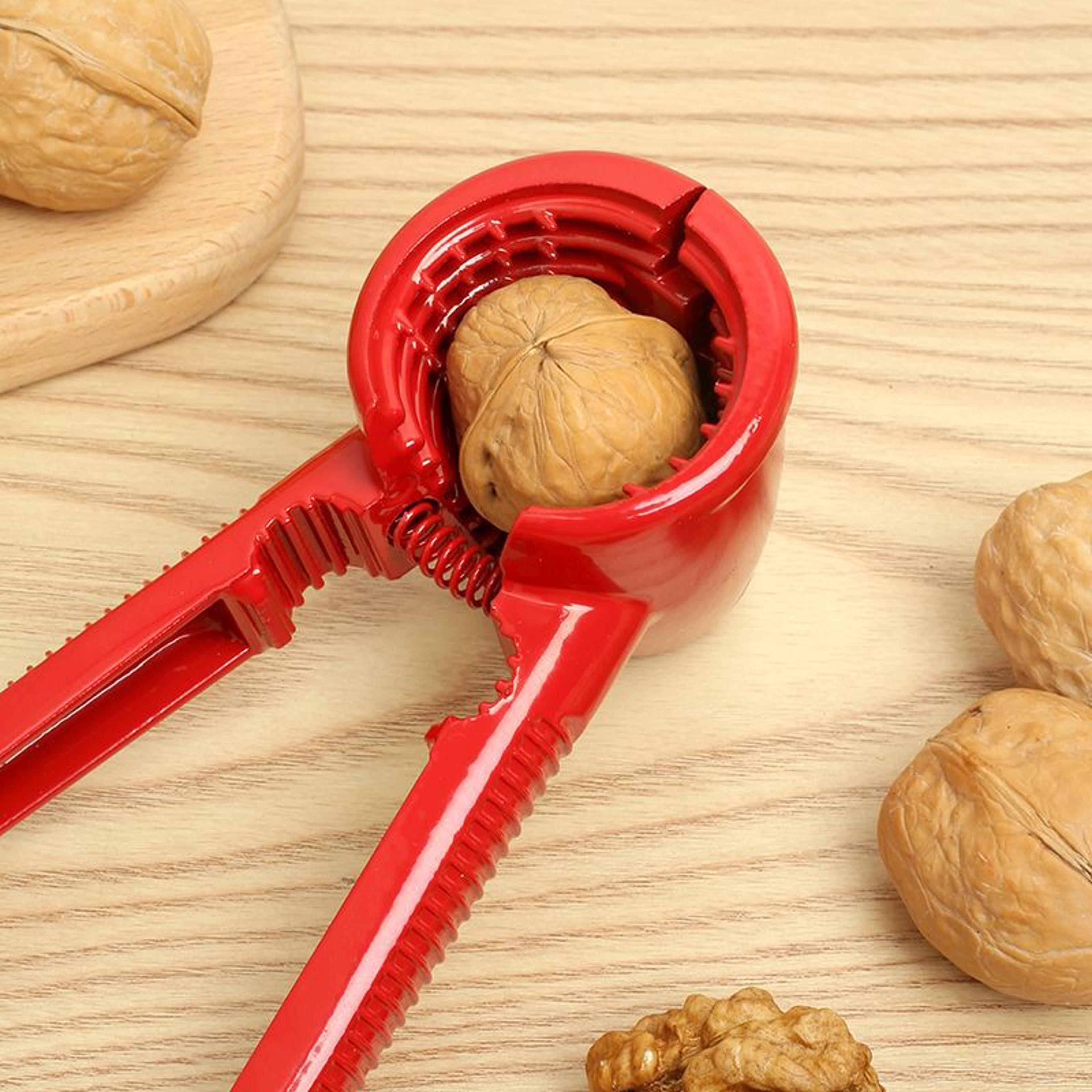 premium walnut plier nut cracker multi function stainless steel hazelnut opener