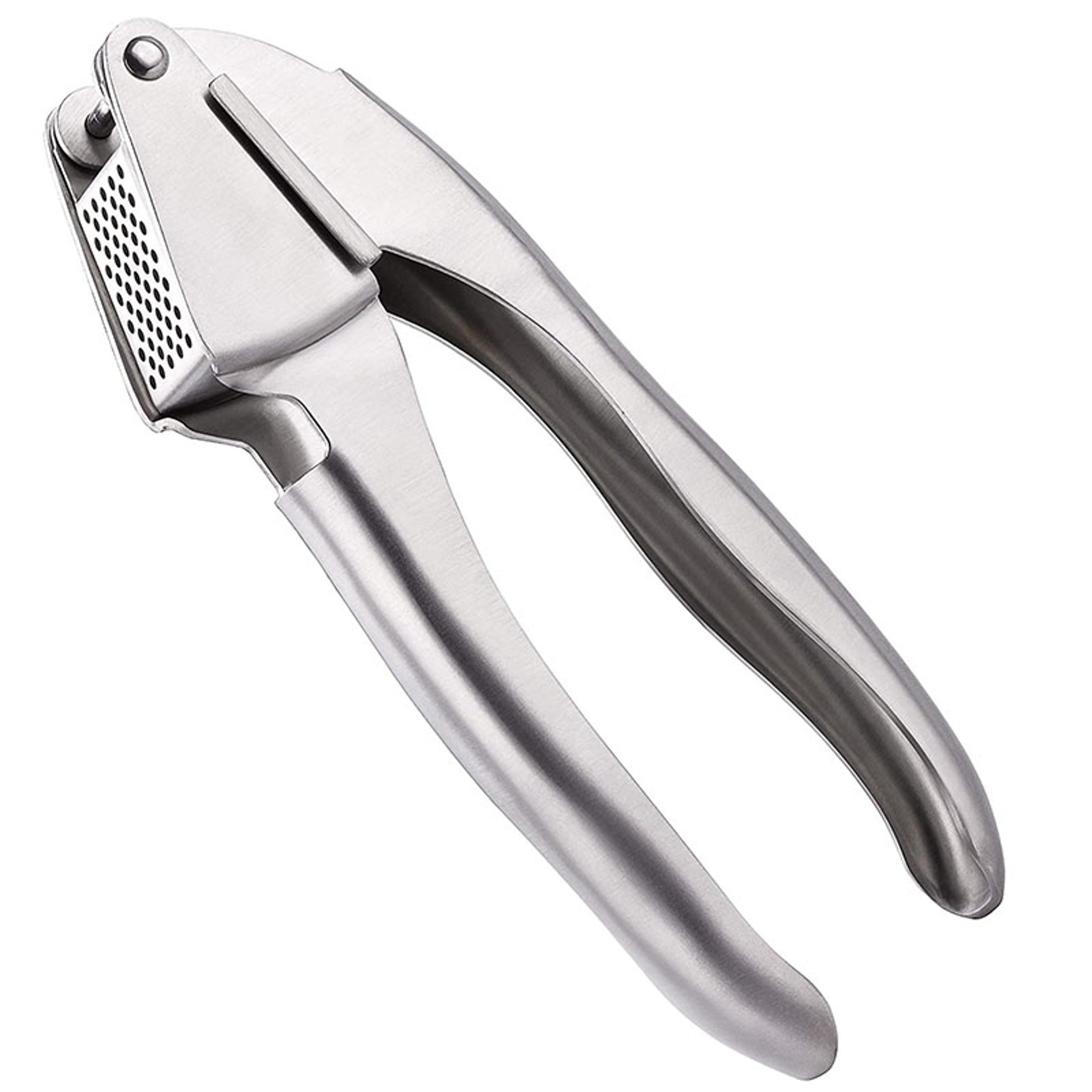 professional stainless steel garlic press easy garlic mincer & peeler