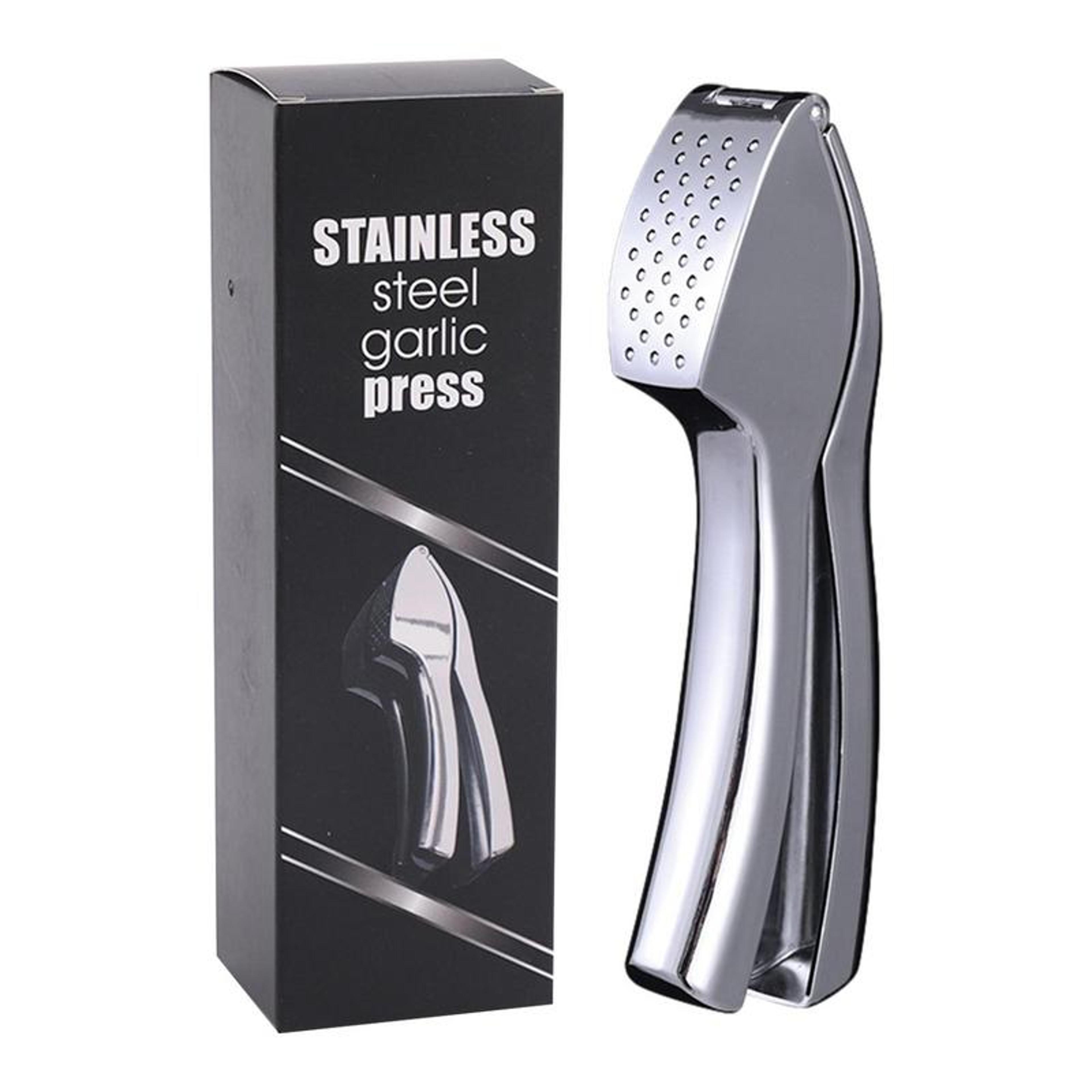 premium garlic press mincer & ginger crusher heavy duty handheld garlic press for kitchen cooking
