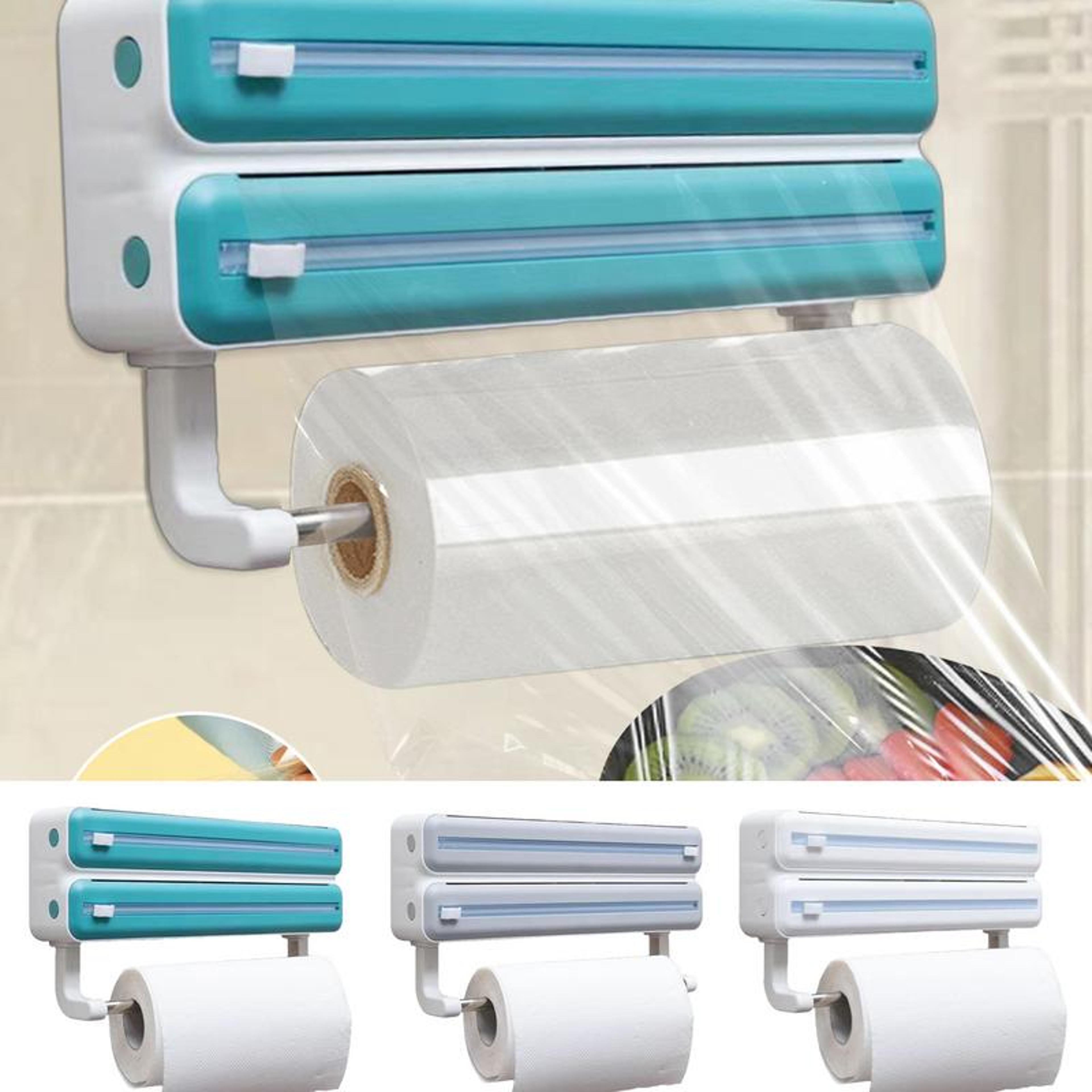 wall mount aluminum foil dispenser with cutter & storage box