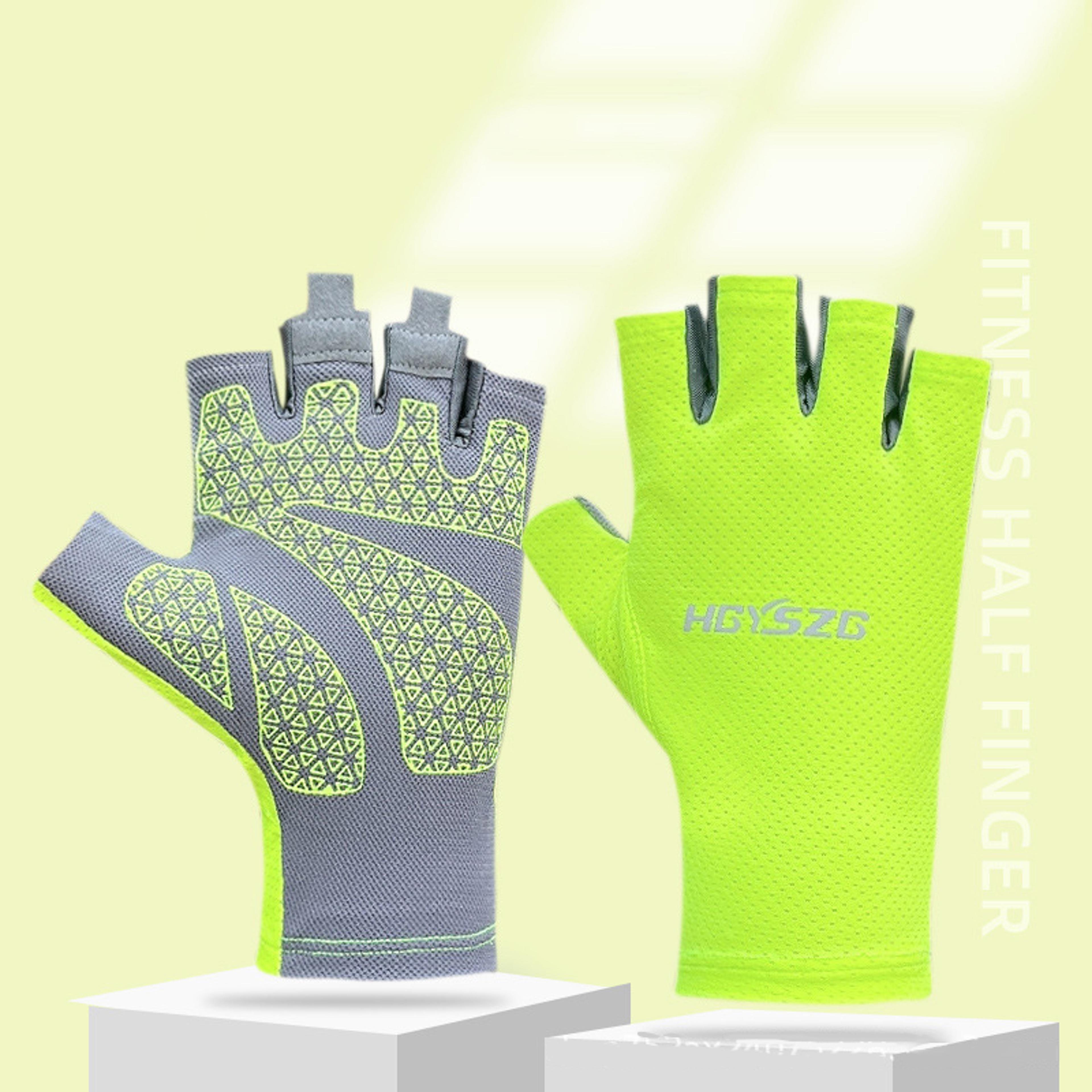 premium breathable fingerless cycling gloves for men & women
