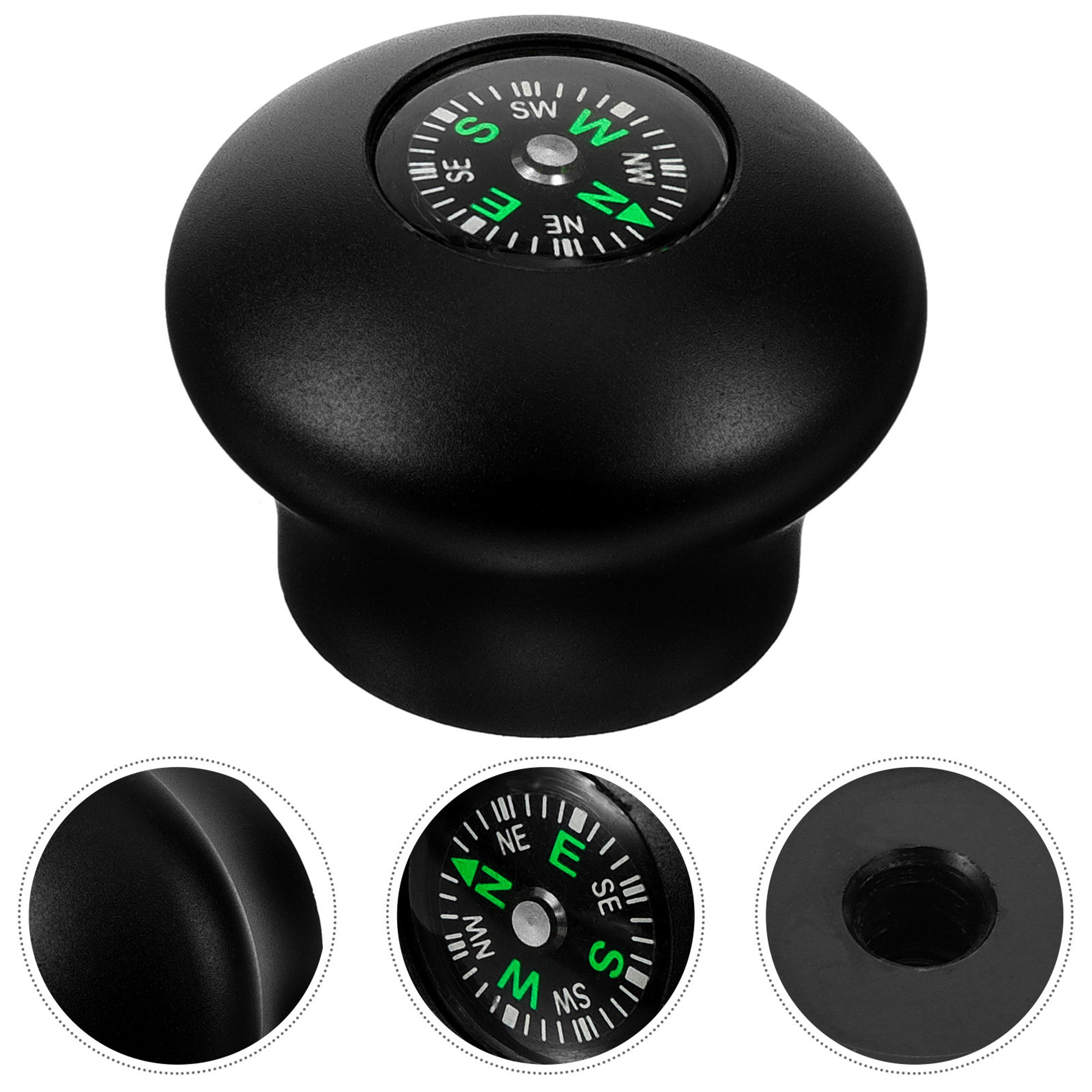 trekking pole compass head lightweight aluminum outdoor navigation