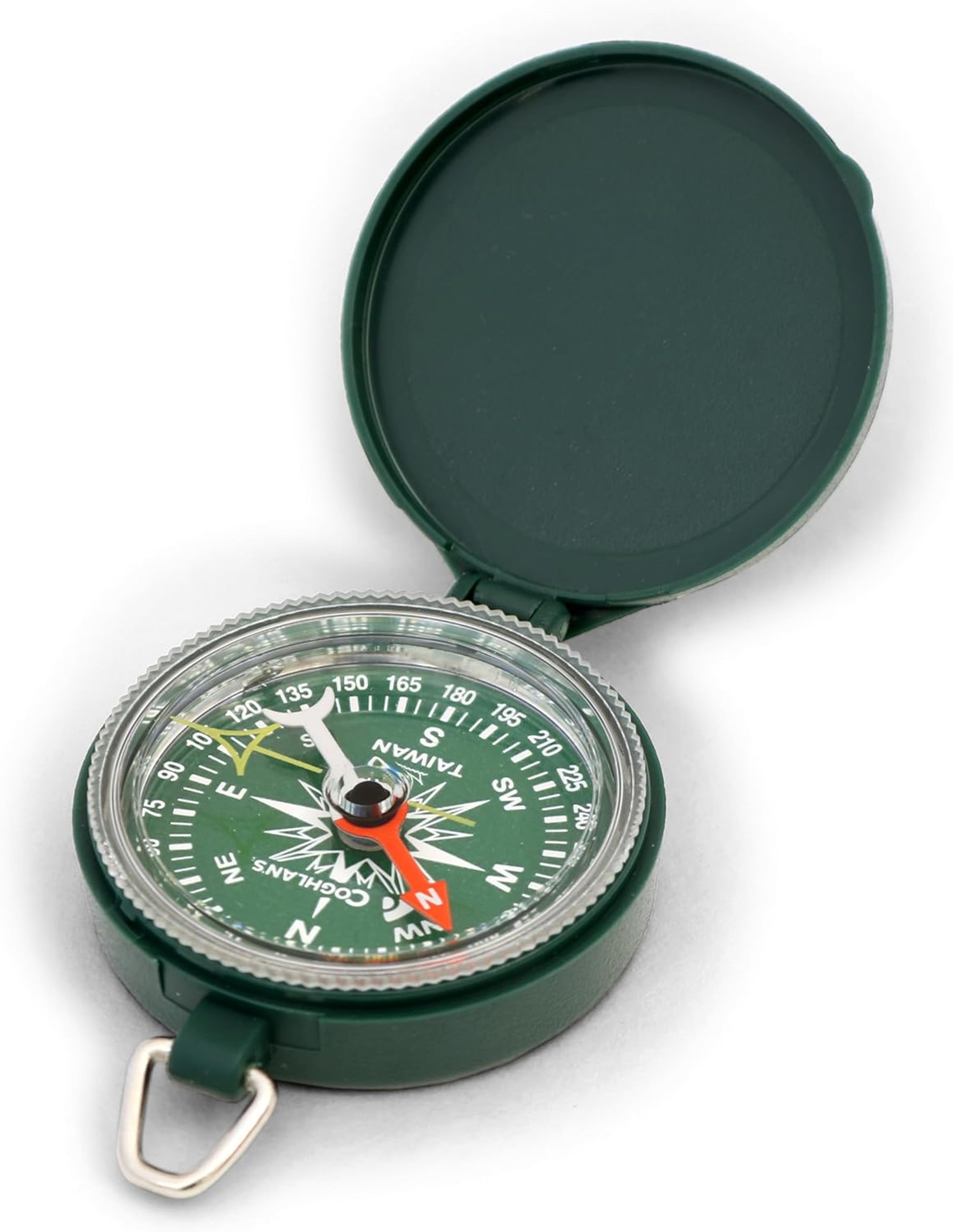 compact liquid filled compass for camping, hiking & outdoor navigation