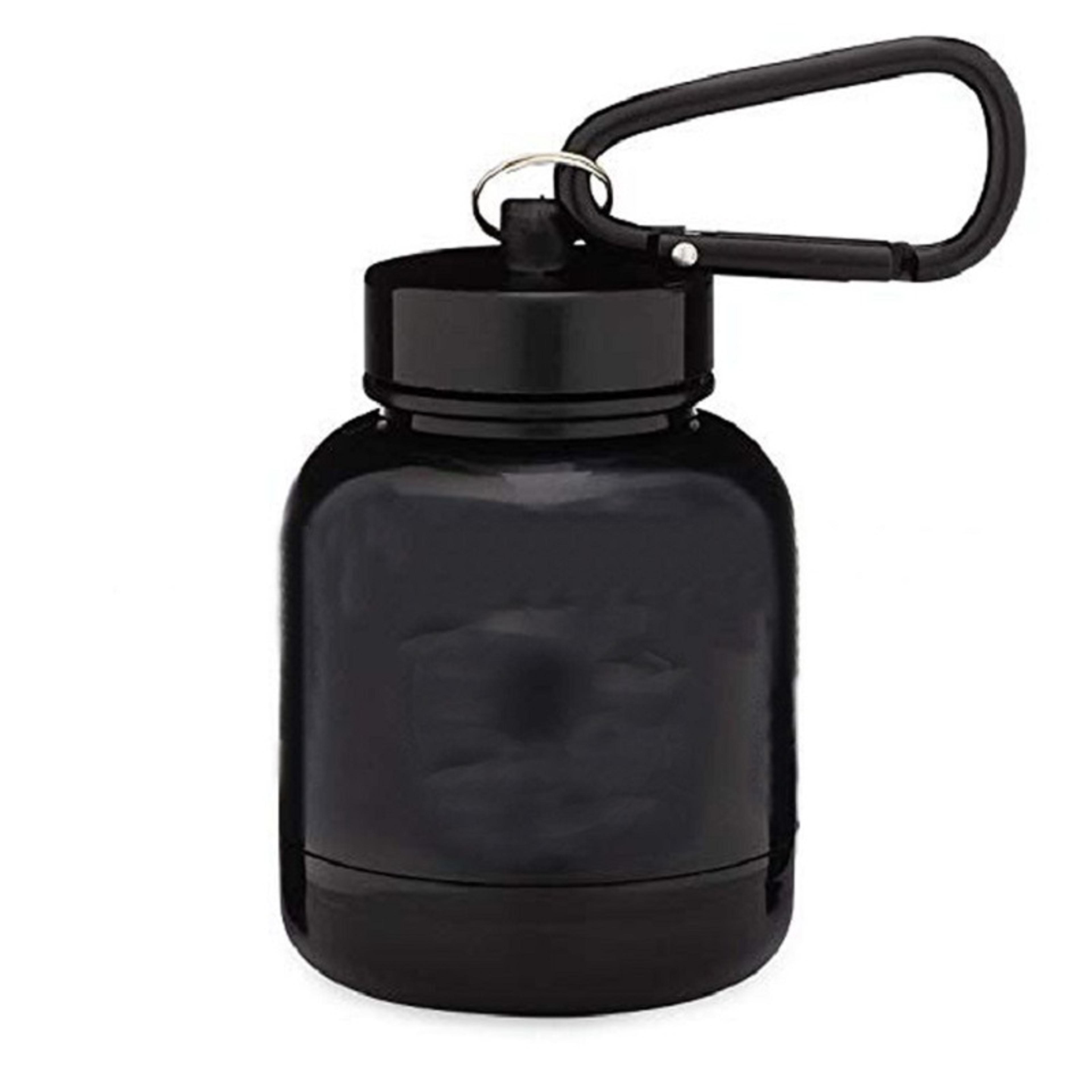 portable protein powder container mini milk powder bottle with keychain