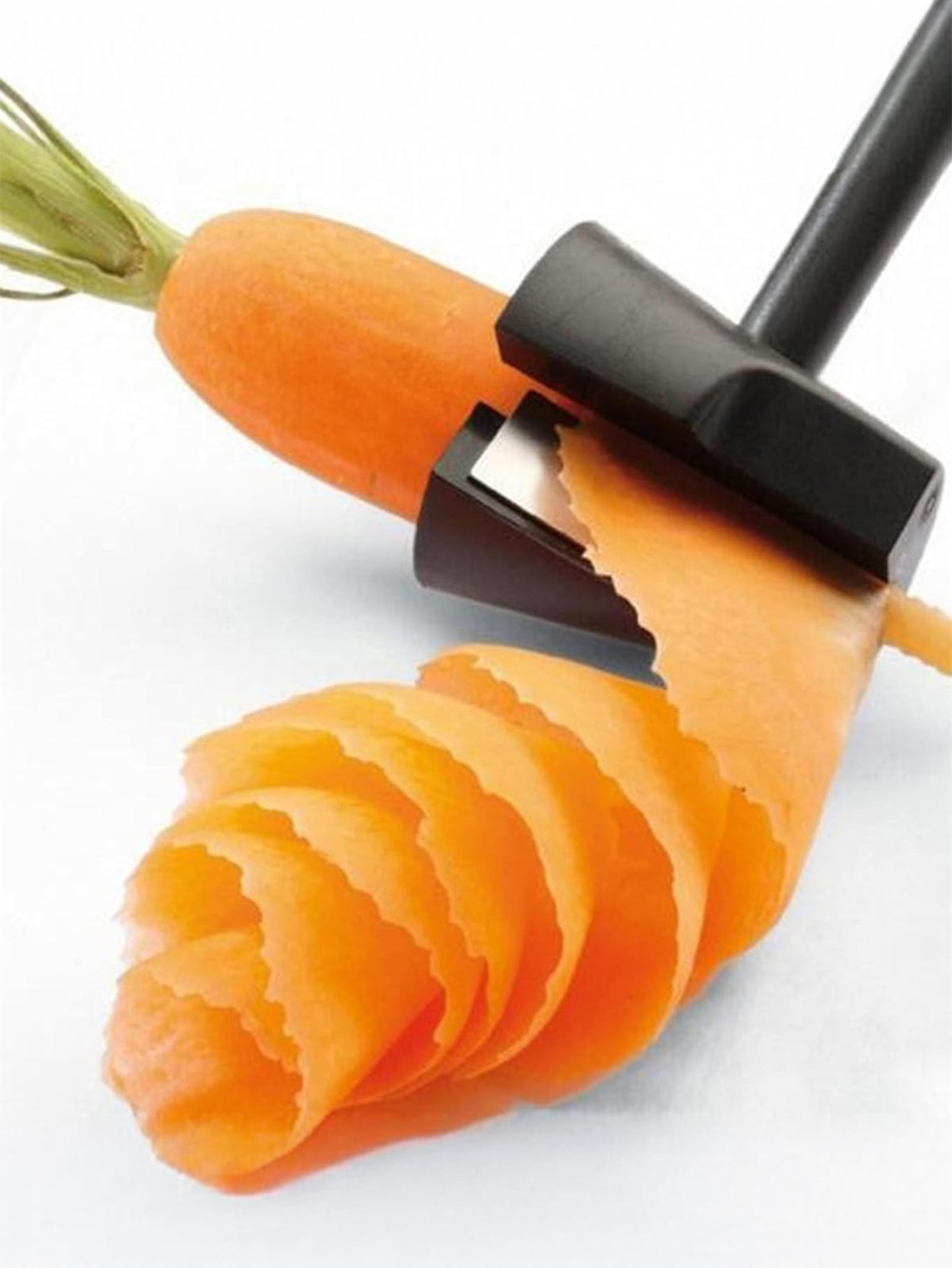 premium vegetable curler & fruit carving tools carrot slicer for creative garnishing
