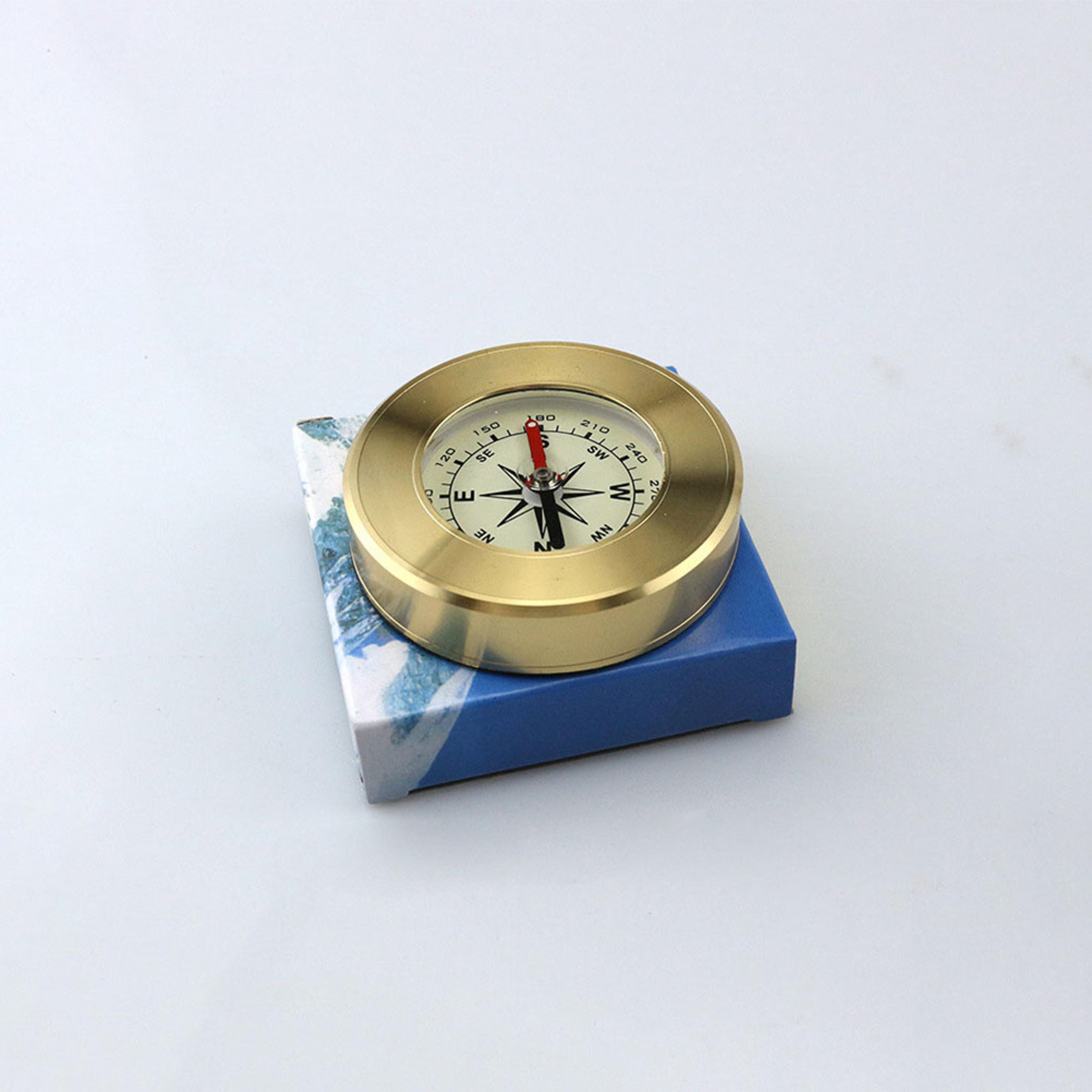 vintage pocket direction finder solid brass nautical compass for outdoor adventure