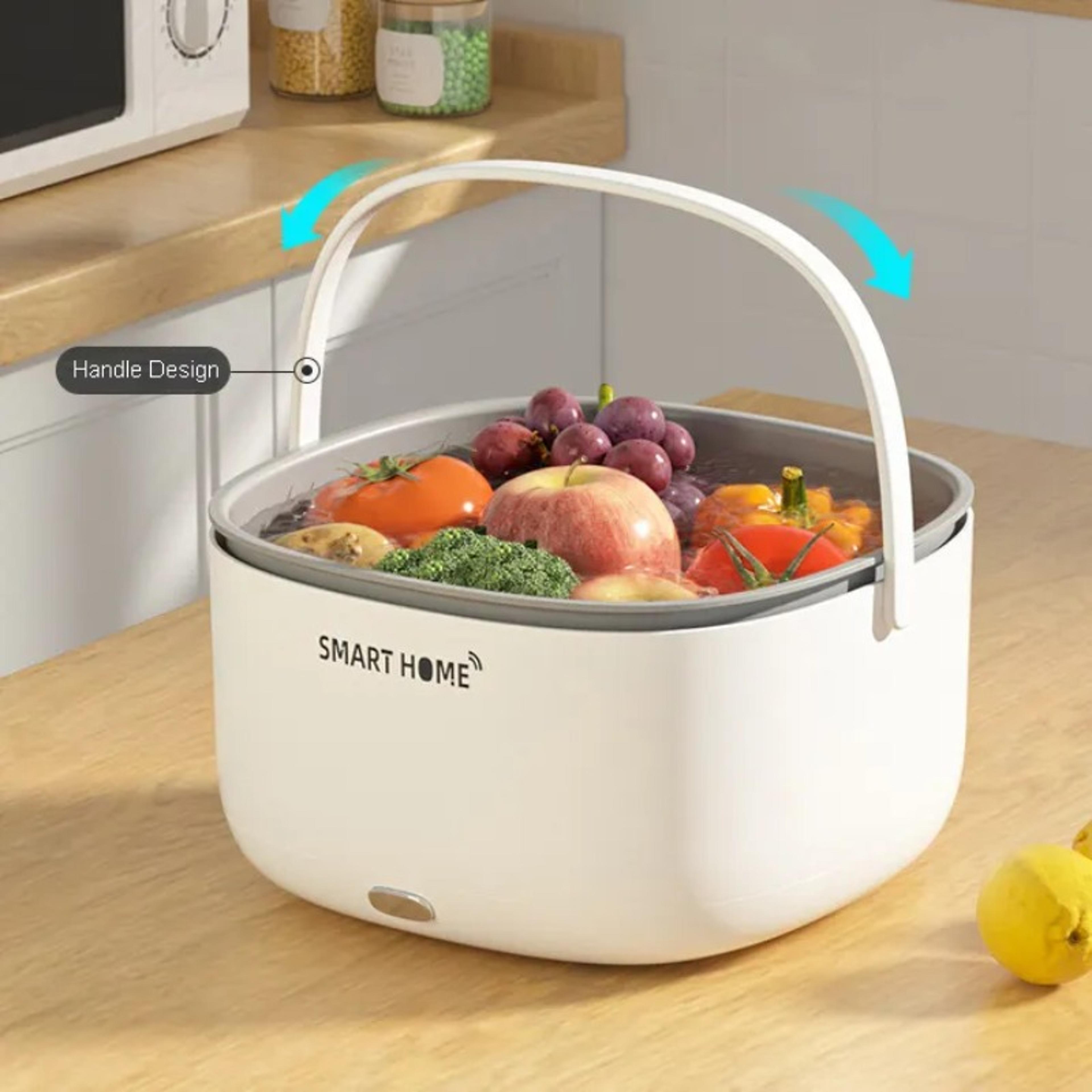 electric ultrasonic fruit & vegetable washer large capacity wireless purifier