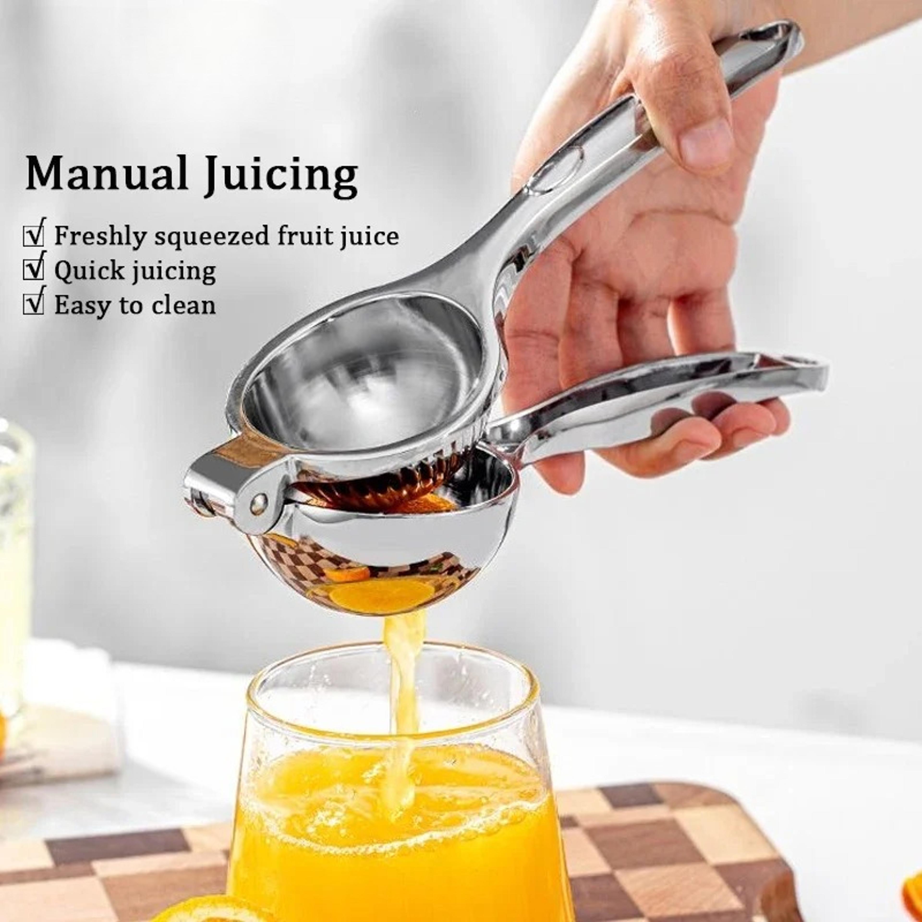 premium stainless steel manual citrus juicer durable lemon squeezer & fruit press