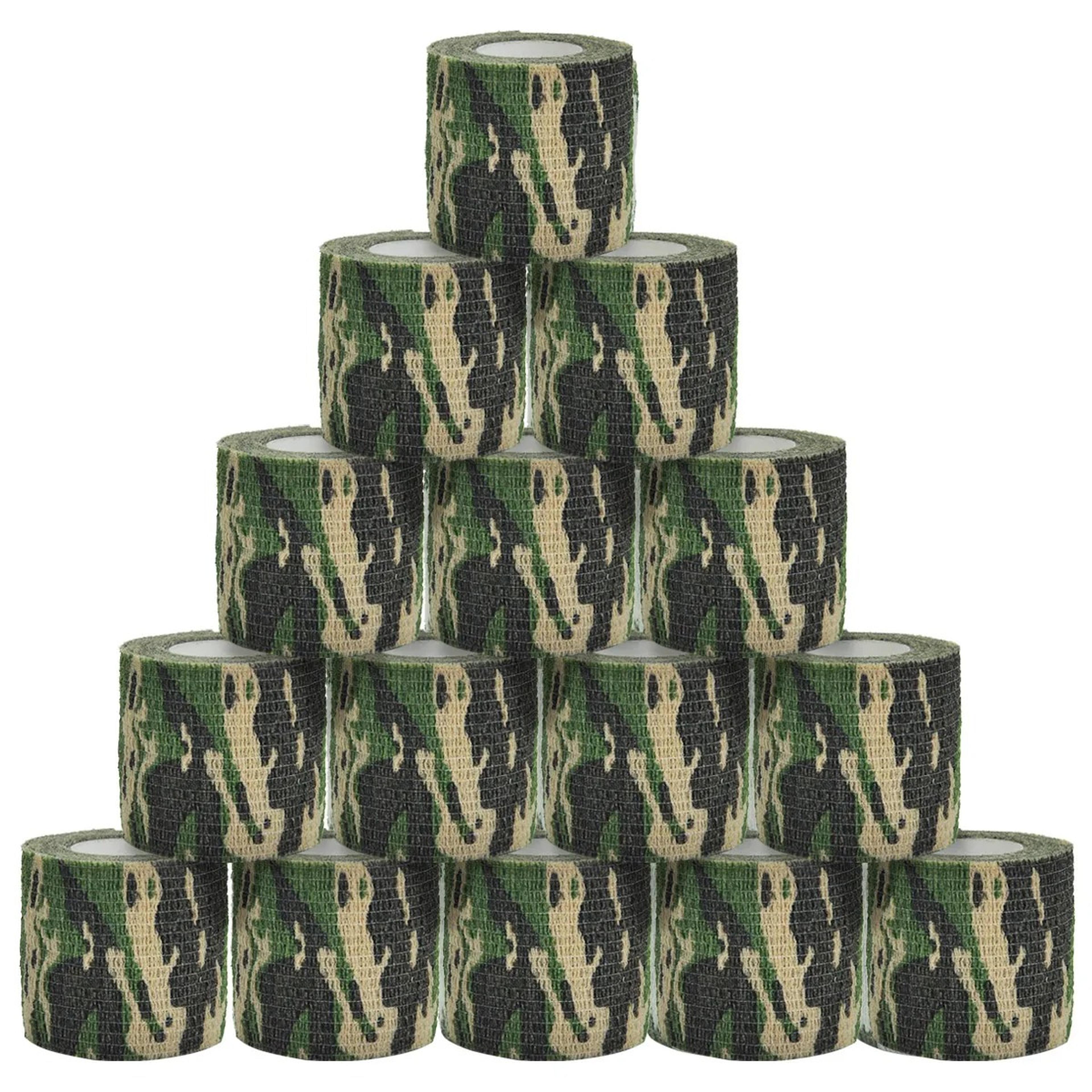 camouflage outdoor hunting tape waterproof elastic self adhesive wrap for gear concealment & protection