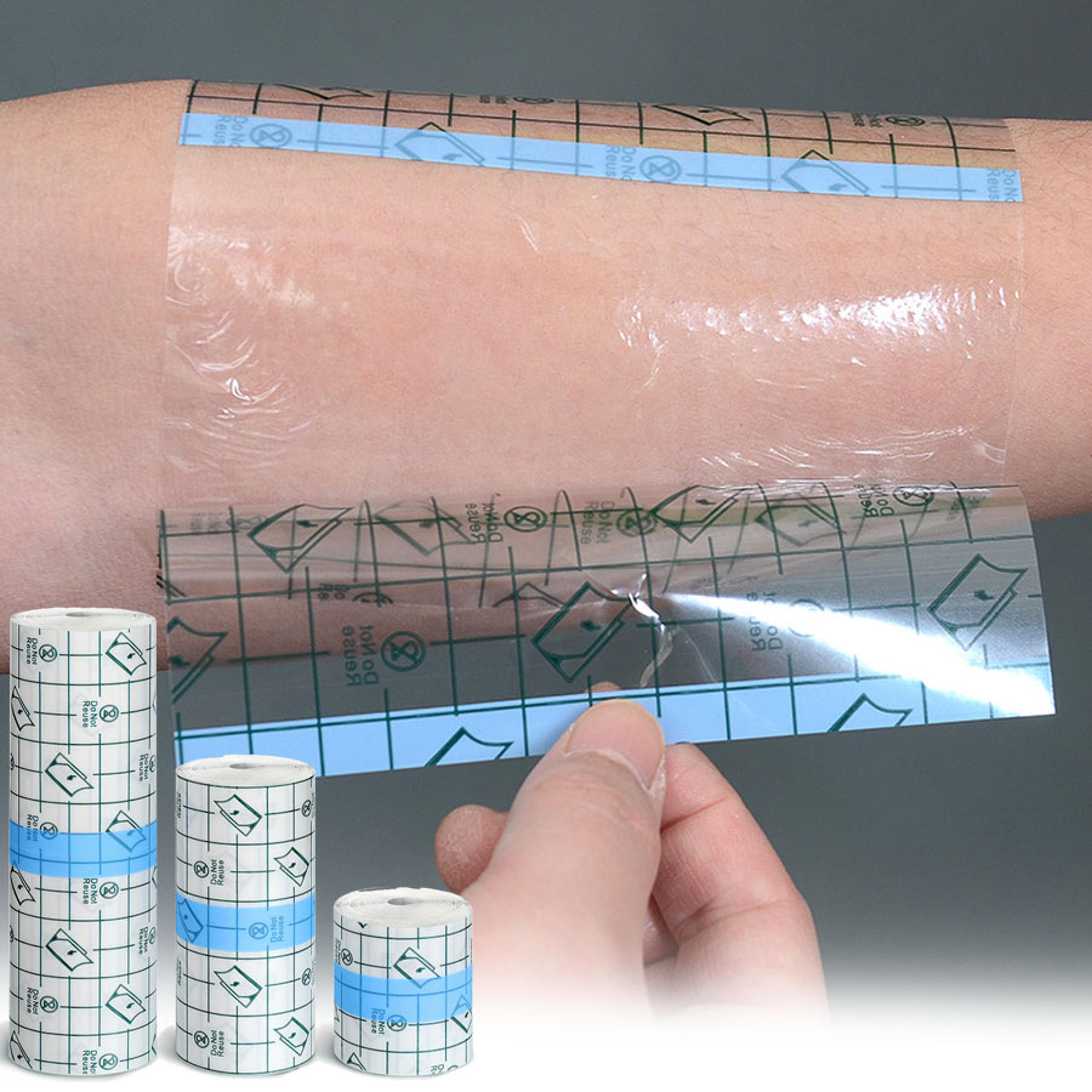 waterproof clear adhesive bandage for tattoos & shower protection